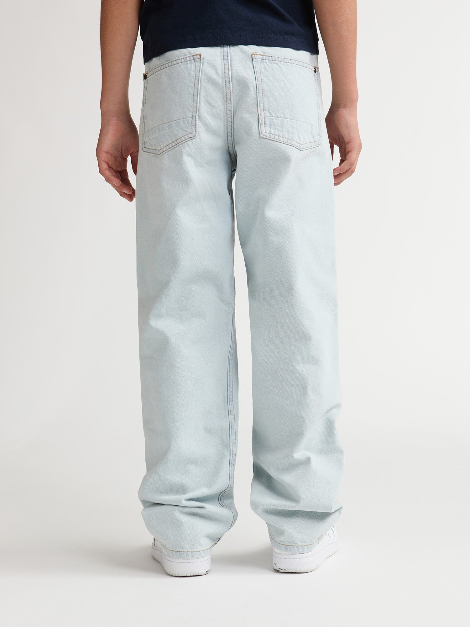 Petrol Industries Boys LENOX - Boys Denim Loose Fit Loose Fit Bleached