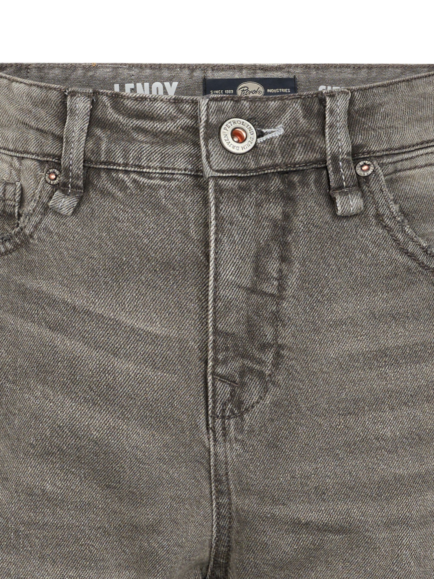 Petrol Industries Boys LENOX - Boys Denim Loose Fit Loose Fit Silver Gray
