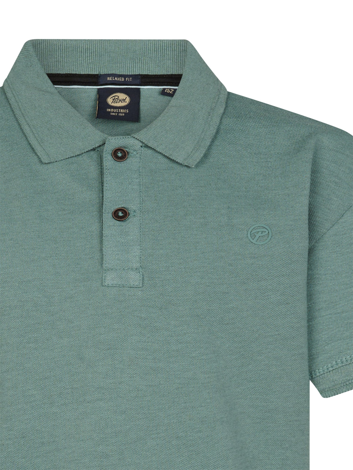 Petrol Industries Boys Polo Short Sleeve Relaxed Fit Oil Green
