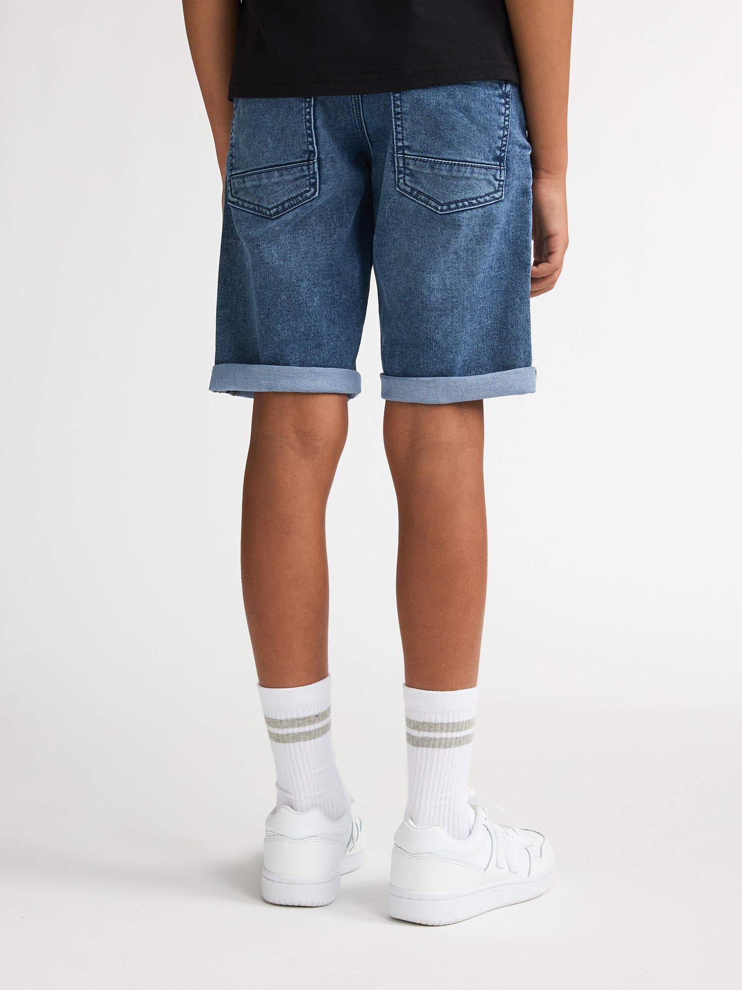 Petrol Industries Boys JACKSON - Boys Denim Jogg Short Slim Fit Light Used