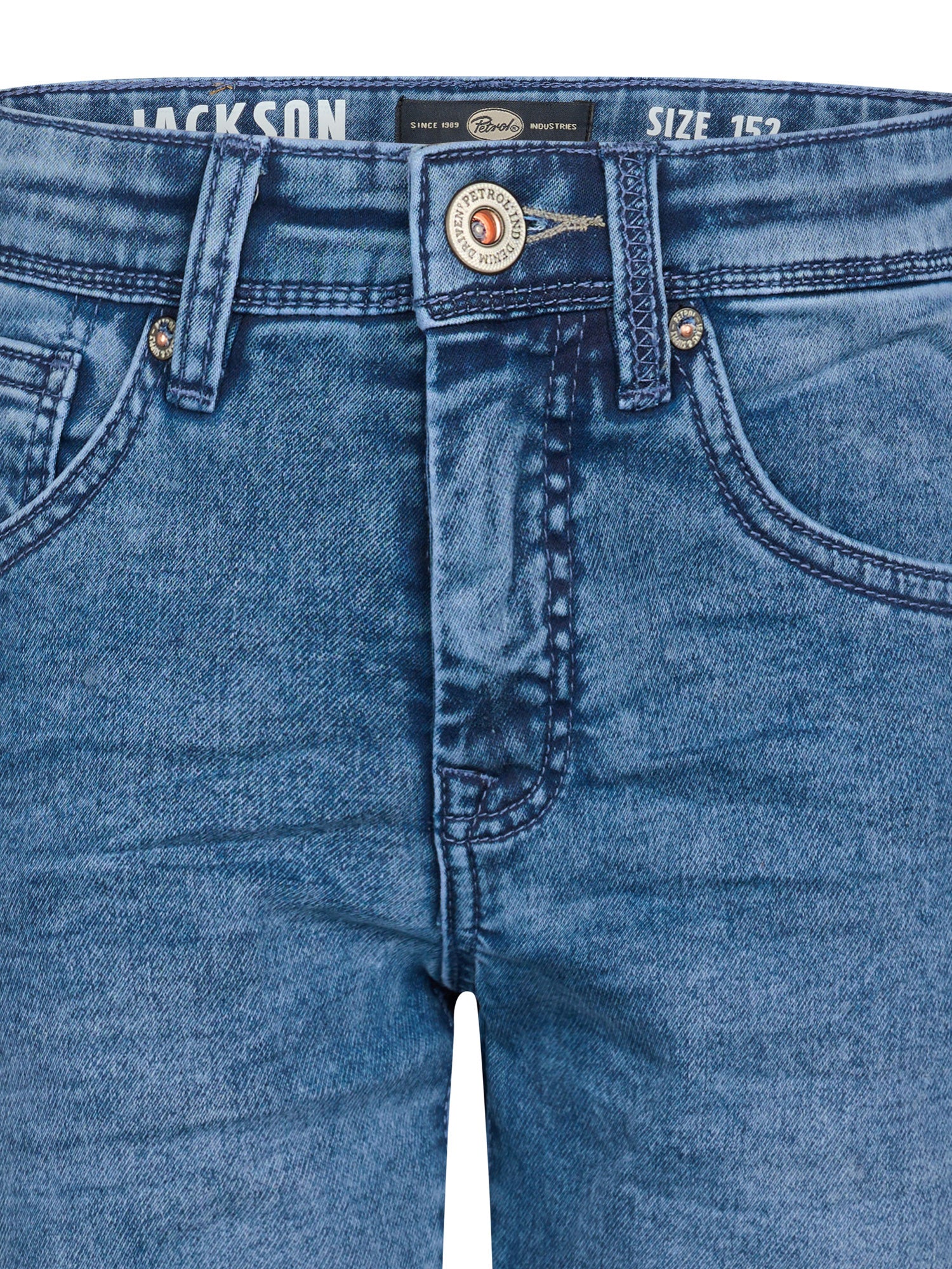 Petrol Industries Boys JACKSON - Boys Denim Jogg Short Slim Fit Light Used