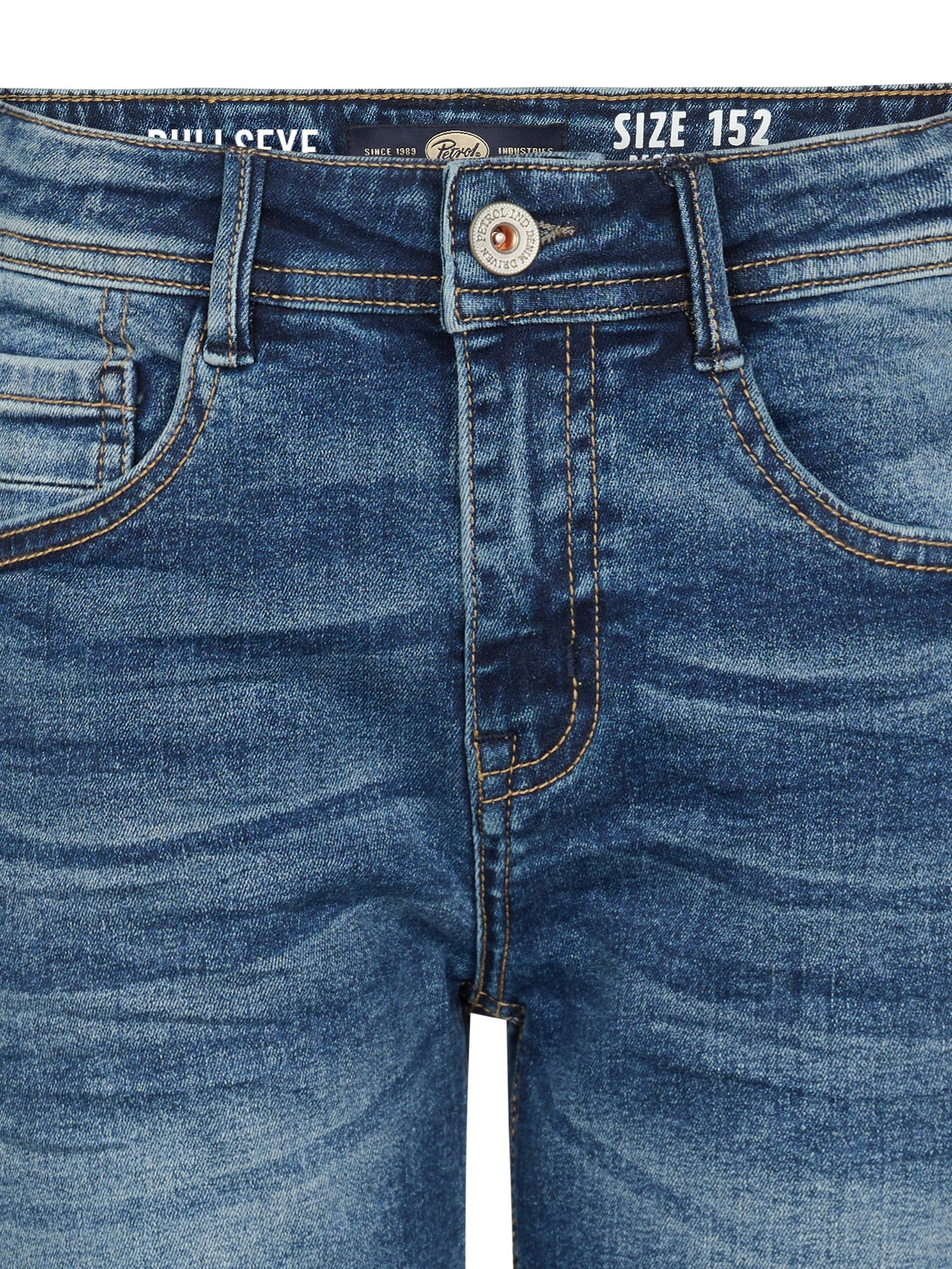 Petrol Industries Boys BULLSEYE - Boys Denim Short Regular Fit Regular Fit Natural Faded