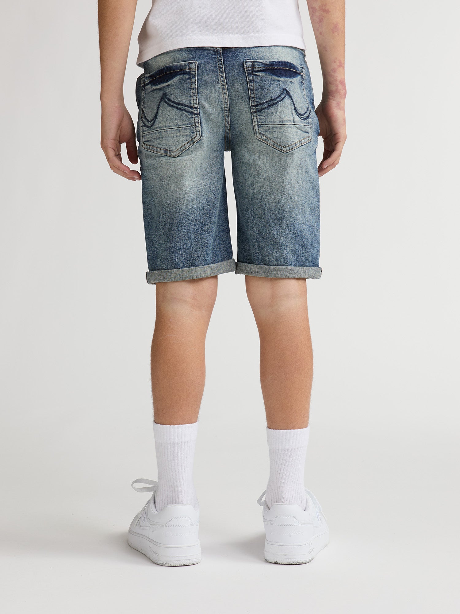 Petrol Industries Boys BULLSEYE - Boys Denim Short Regular Fit Regular Fit Daydream