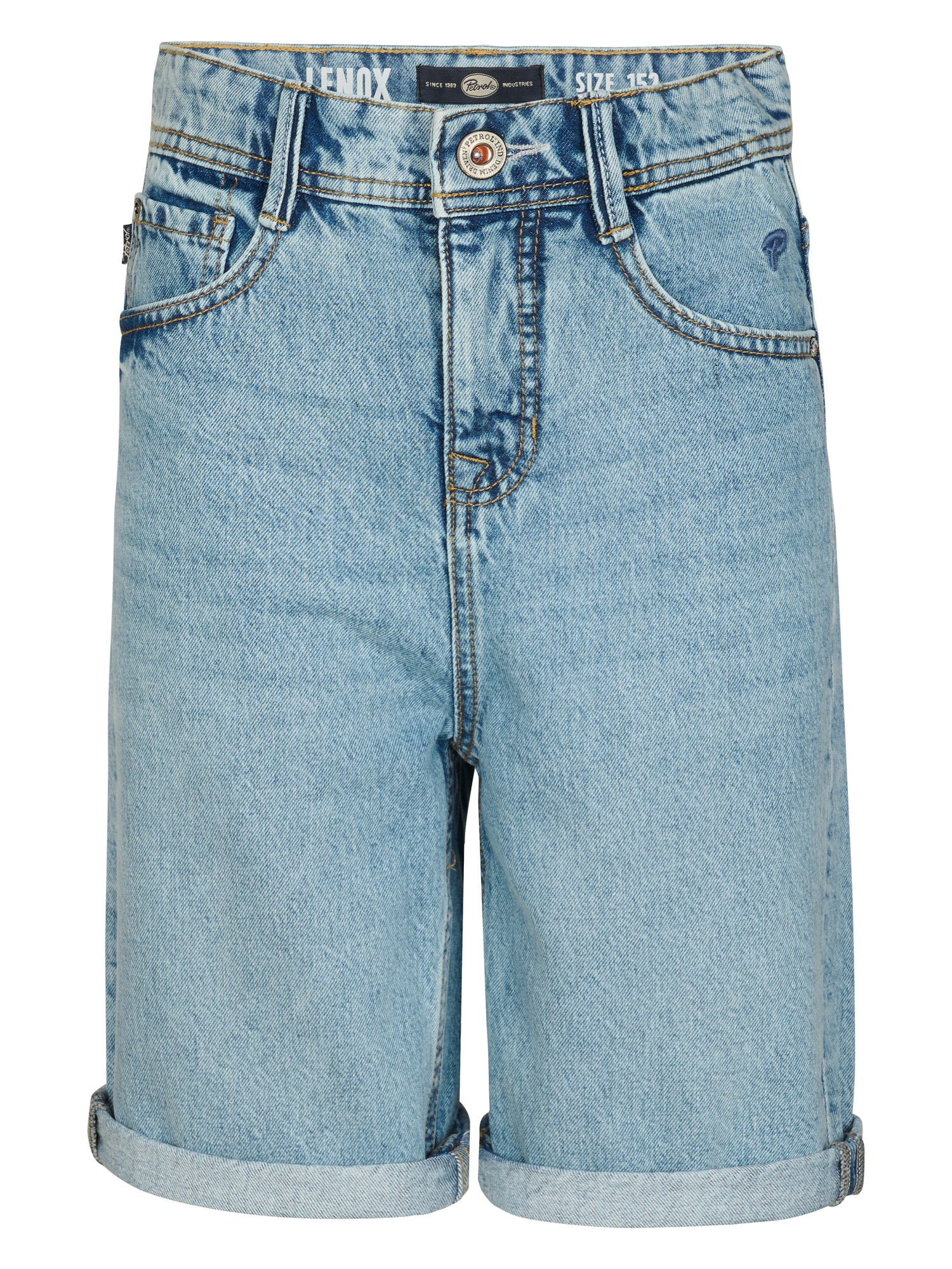 Petrol Industries Boys LENOX - Boys Denim Short Loose Fit Loose Fit Light Vintage