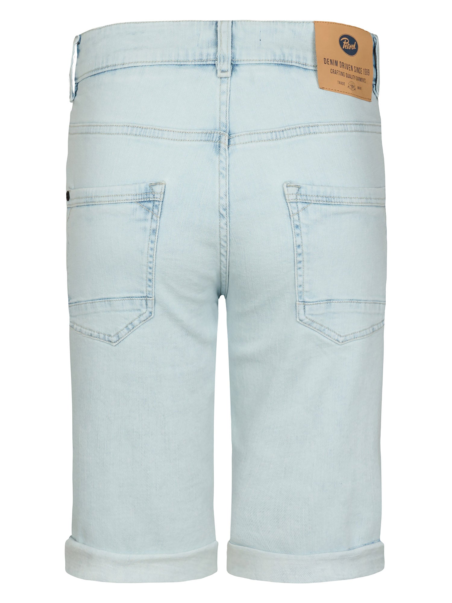 Petrol Industries Boys BASSANO - Boys Denim Short Regular Fit Regular Fit Light Stone
