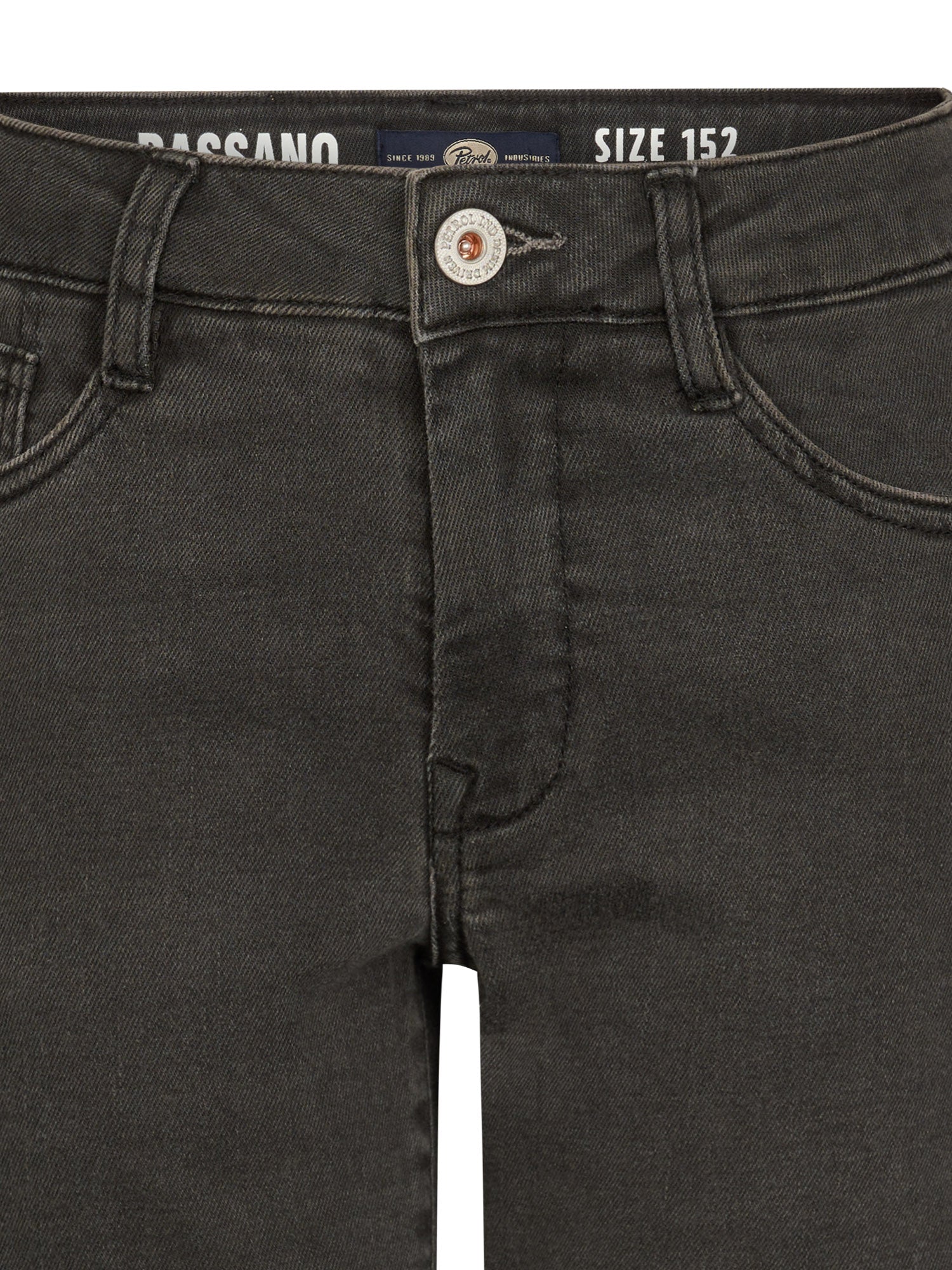 Petrol Industries Boys BASSANO - Boys Denim Short Regular Fit Regular Fit Silver Grey