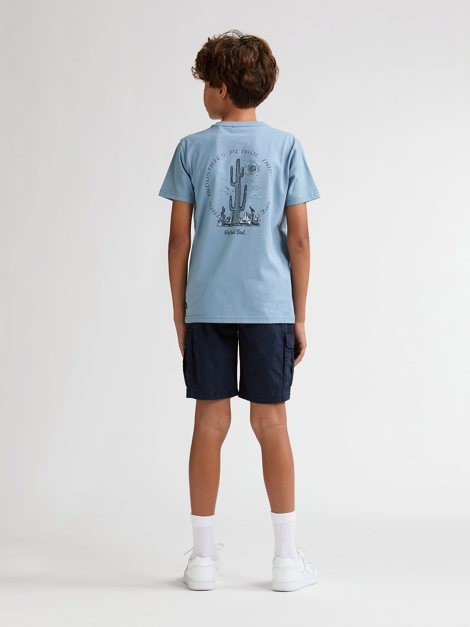 Petrol Industries Boys Shorts Cargo Fit Navy Blue