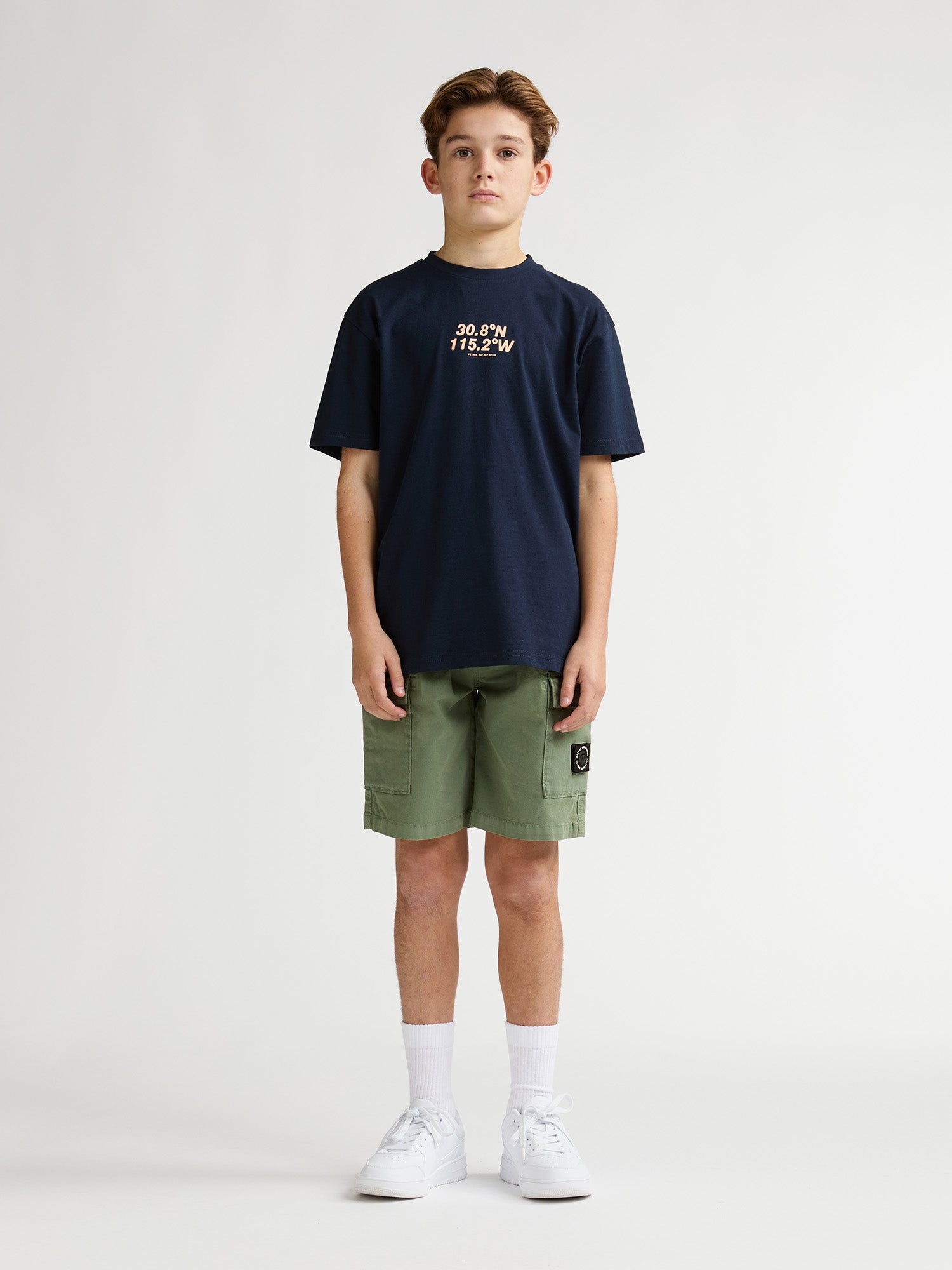 Petrol Industries Boys Shorts Cargo Fit Sage