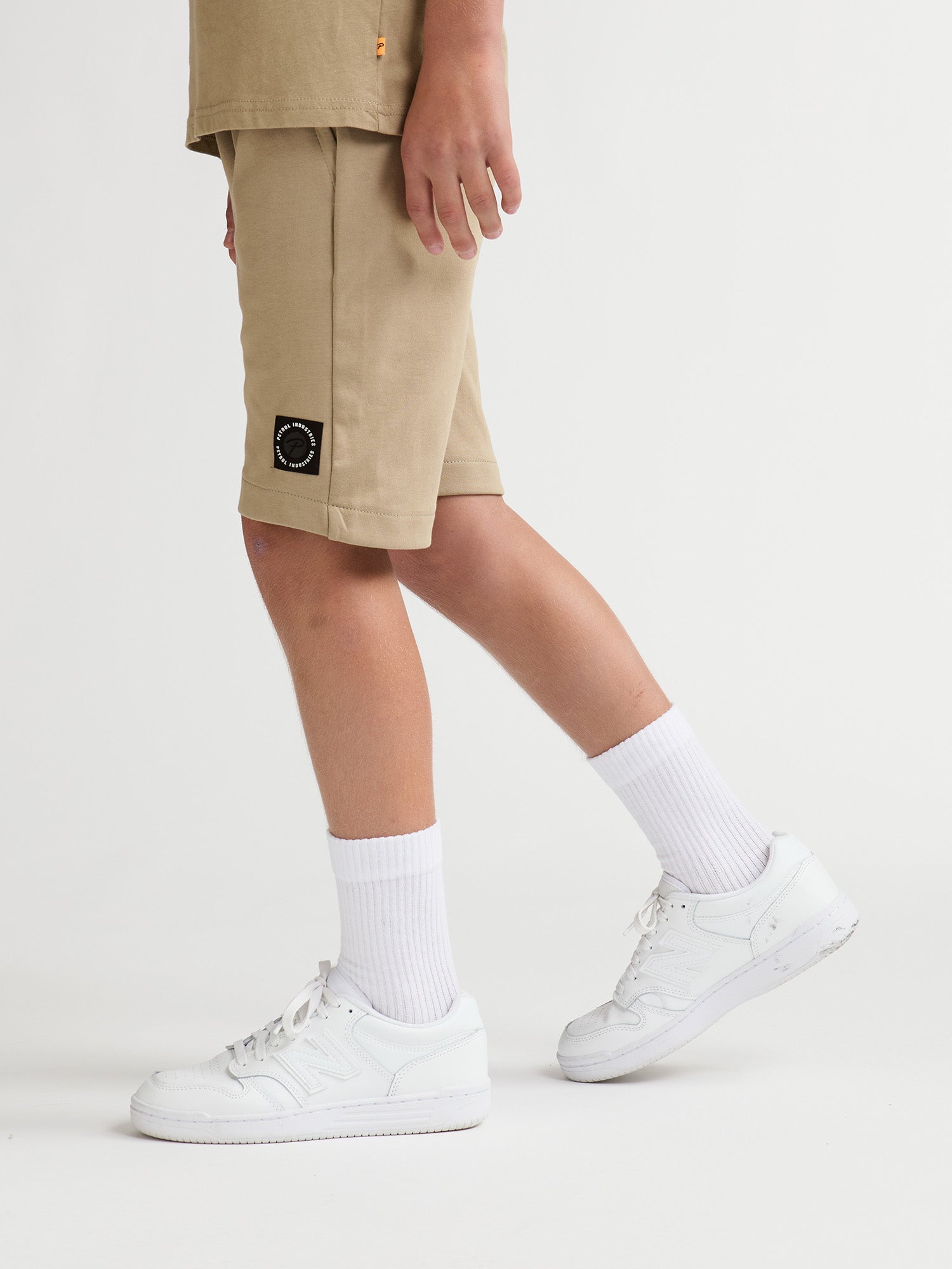 Petrol Industries Boys Short Jogging Relaxed Sweat Fit Light Tan