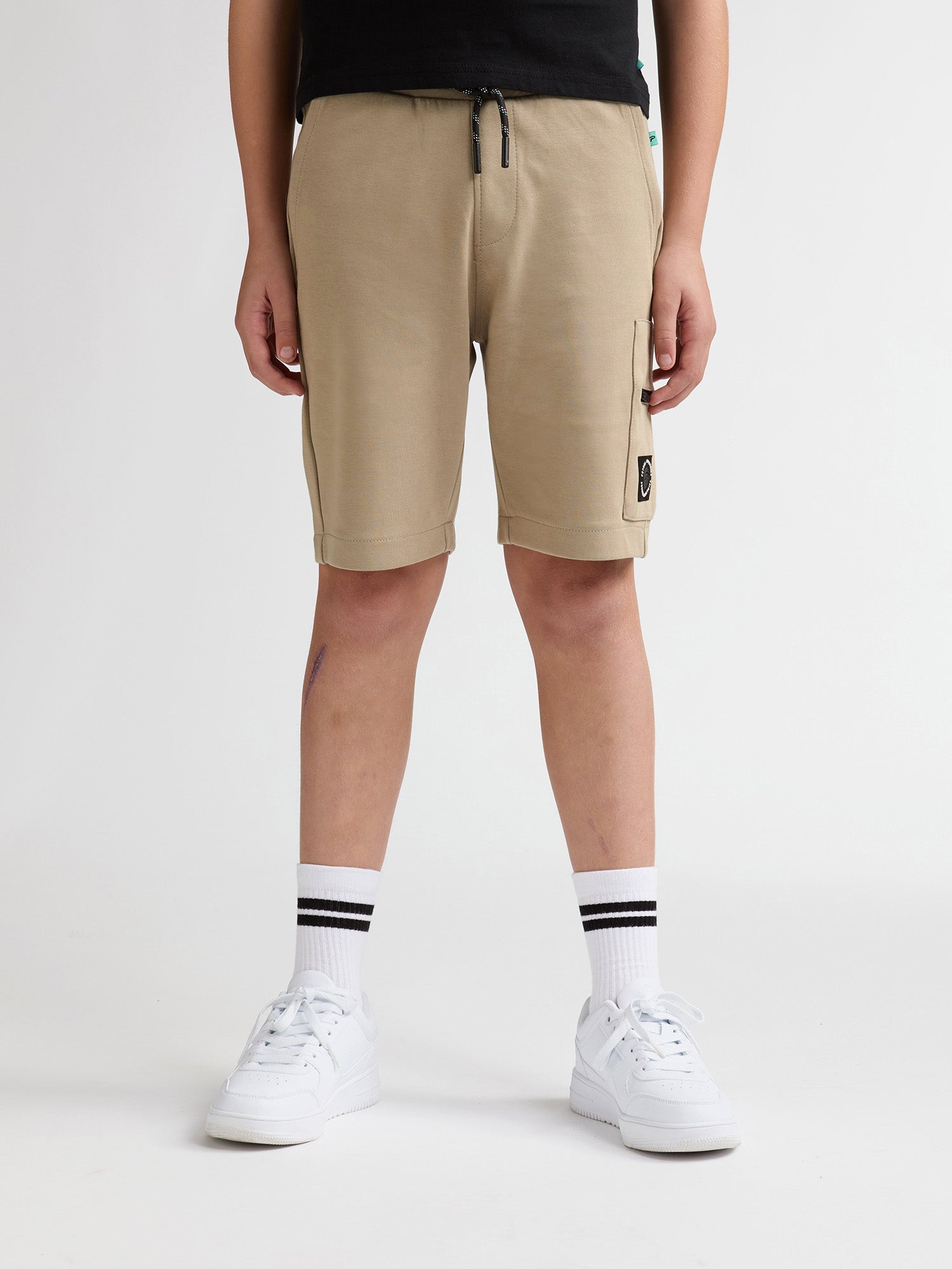 Petrol Industries Boys Short Jogging Relaxed Sweat Fit Light Tan