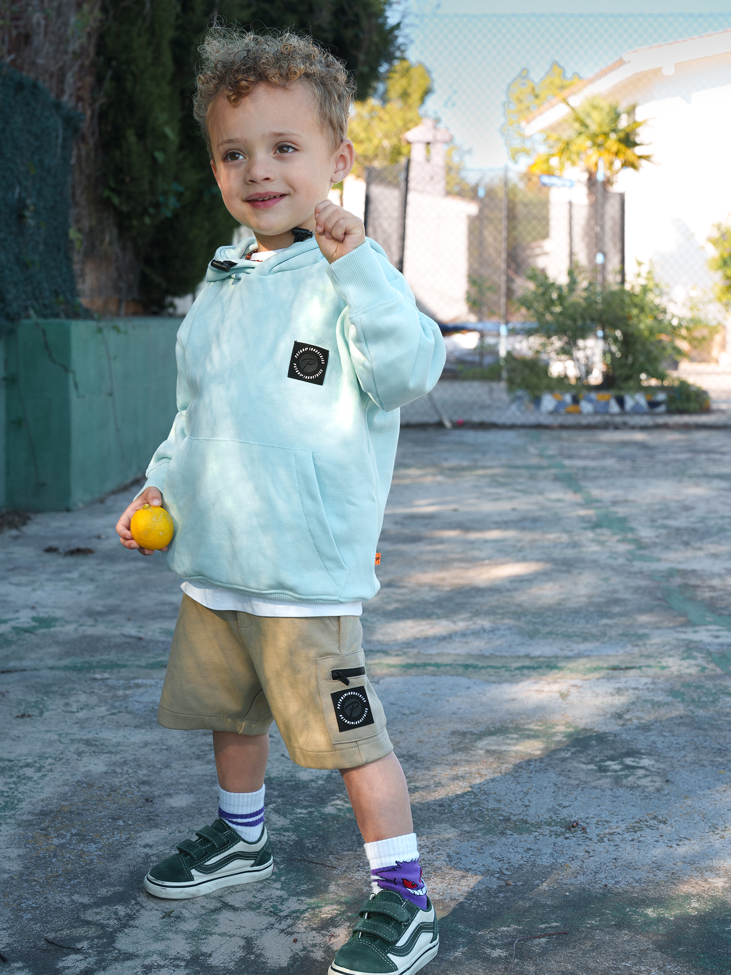 Petrol Industries Boys Sweater Hooded Relaxed Fit Cool Mint