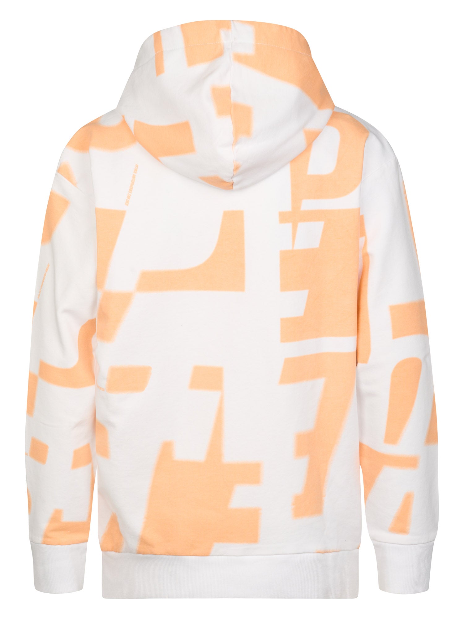 Petrol Industries Boys Sweater Hooded All-Over Print Relaxed Fit Bright White