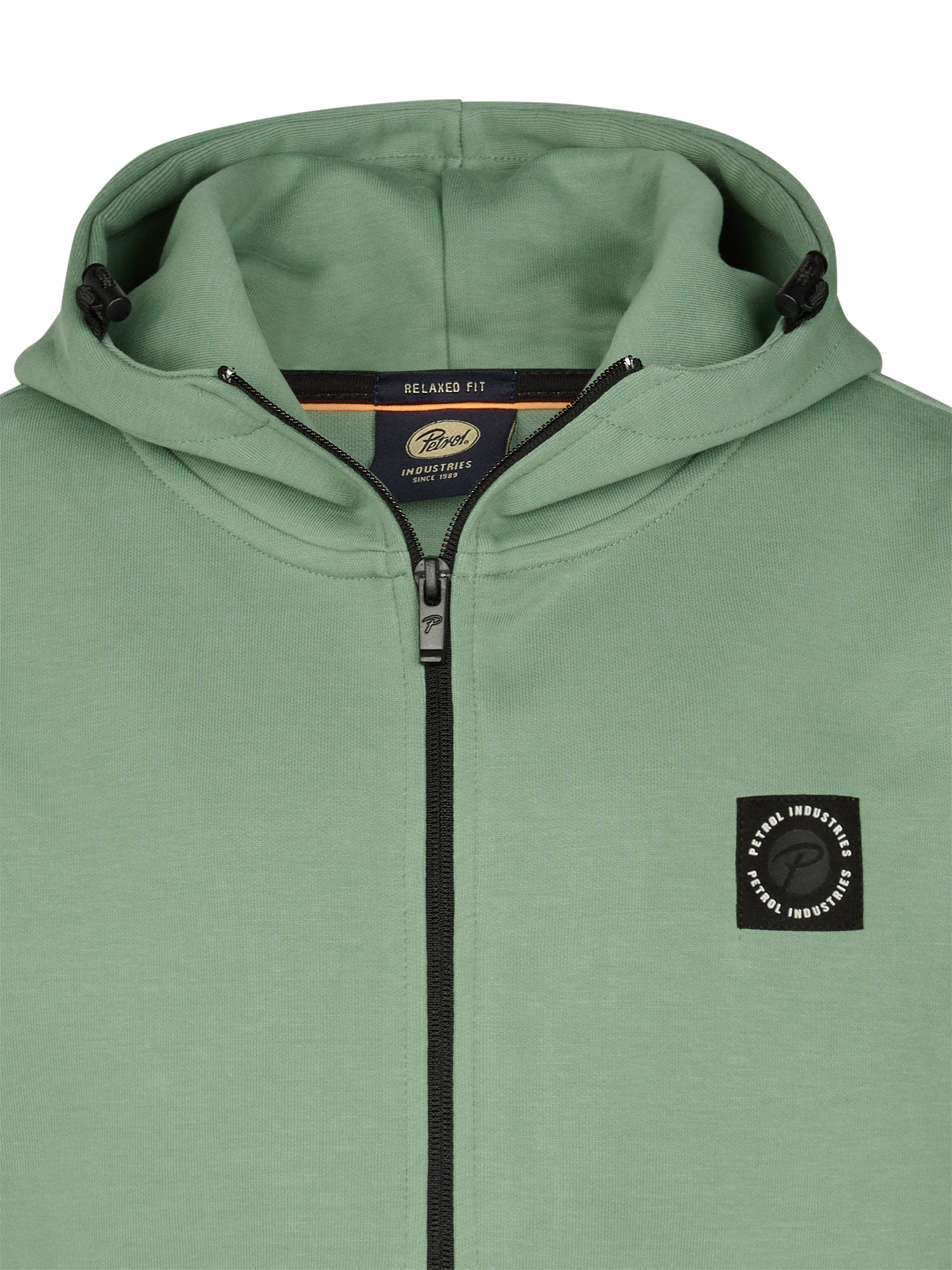 Petrol Industries Boys Sweater Hooded Zip Relaxed Fit Sage