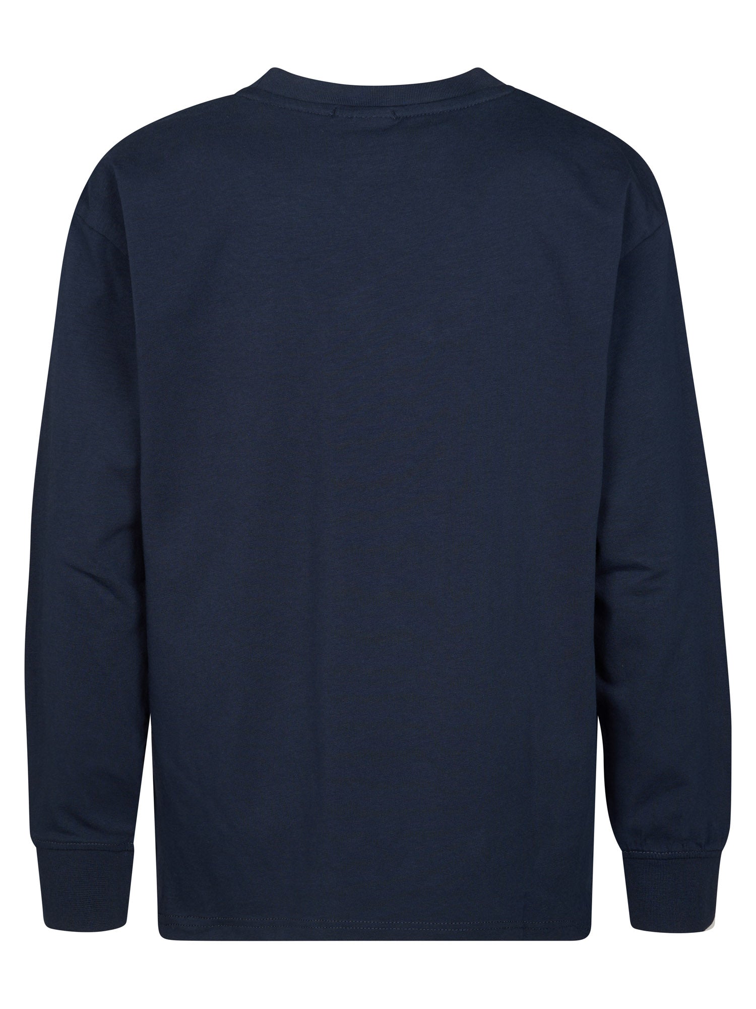 Petrol Industries Boys T-Shirt Long Sleeve Round Neck Relaxed Fit Navy Blue