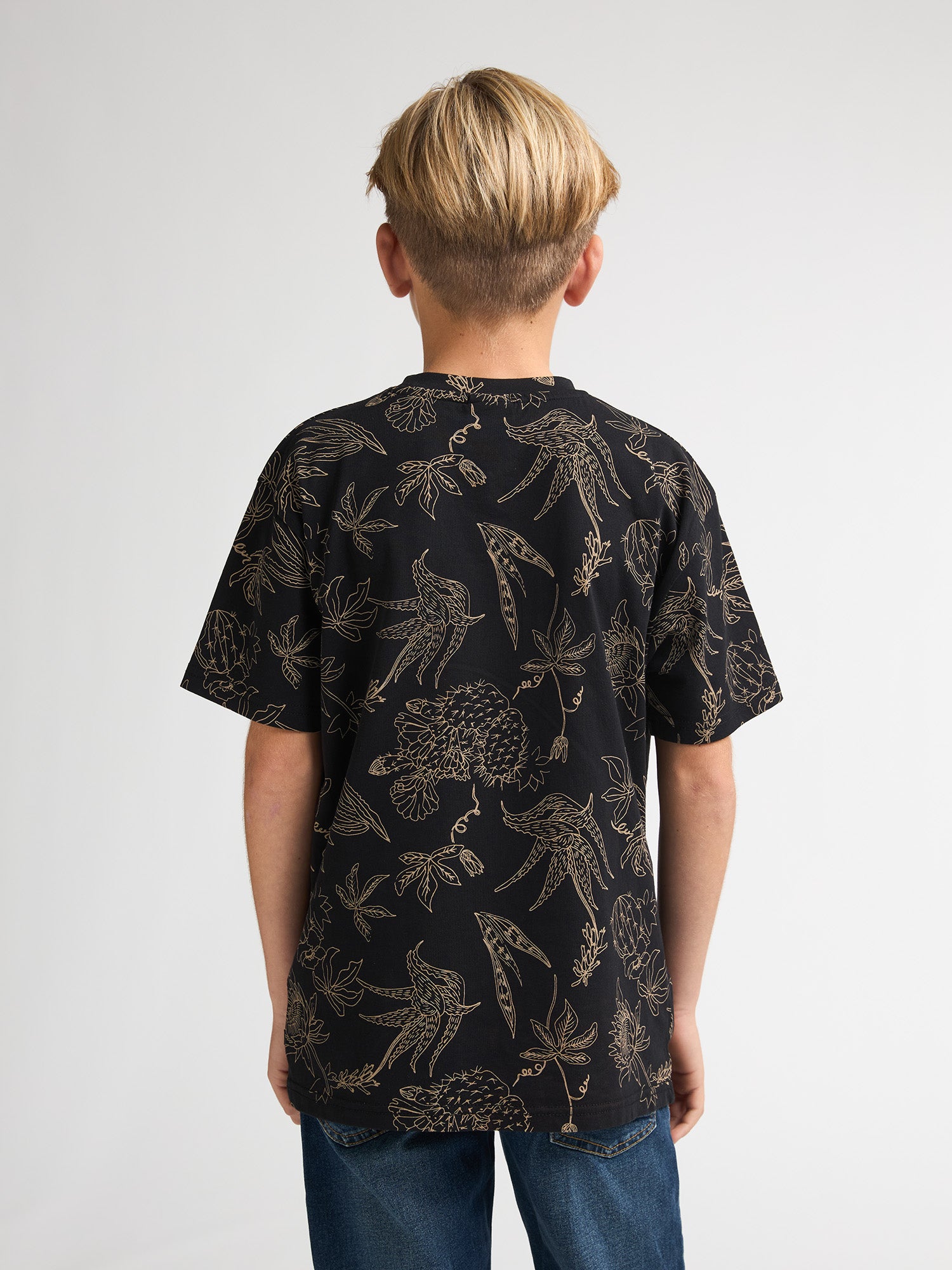 Petrol Industries Boys T-Shirt Short Sleeve Relaxed Fit Black