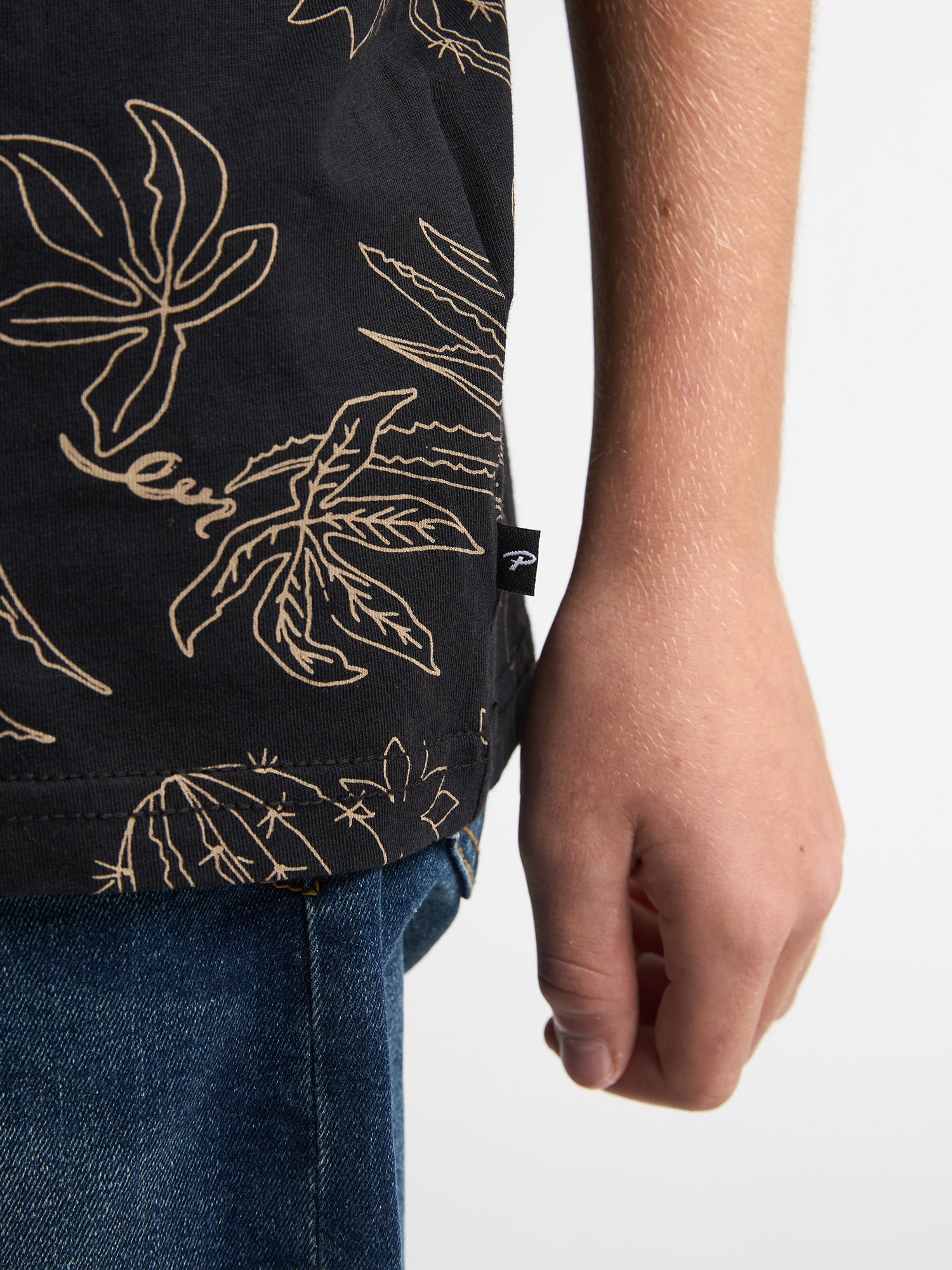 Petrol Industries Boys T-Shirt Short Sleeve Relaxed Fit Black