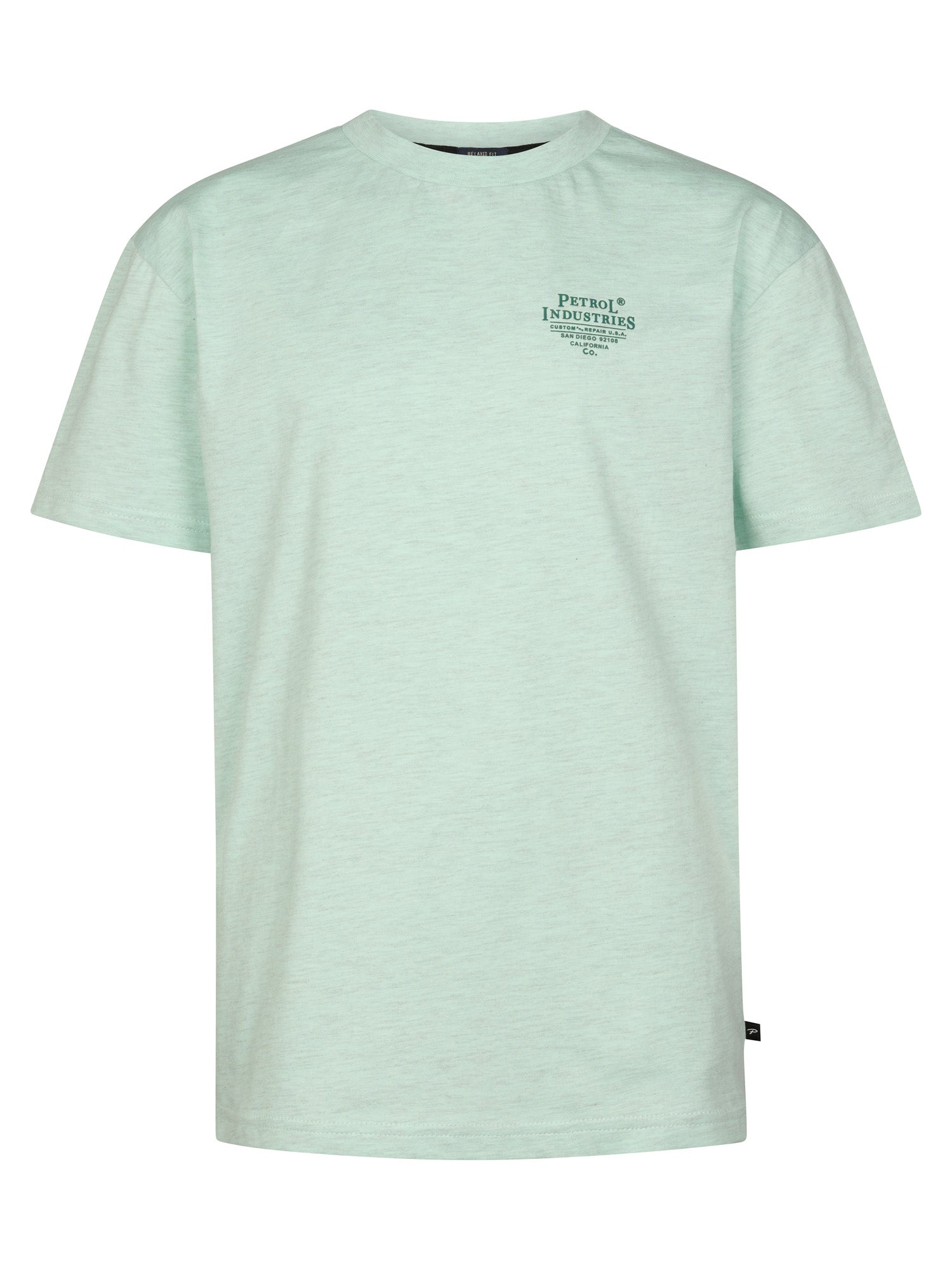 Petrol Industries Boys T-Shirt Short Sleeve Classic Print Relaxed Fit Cool Mint