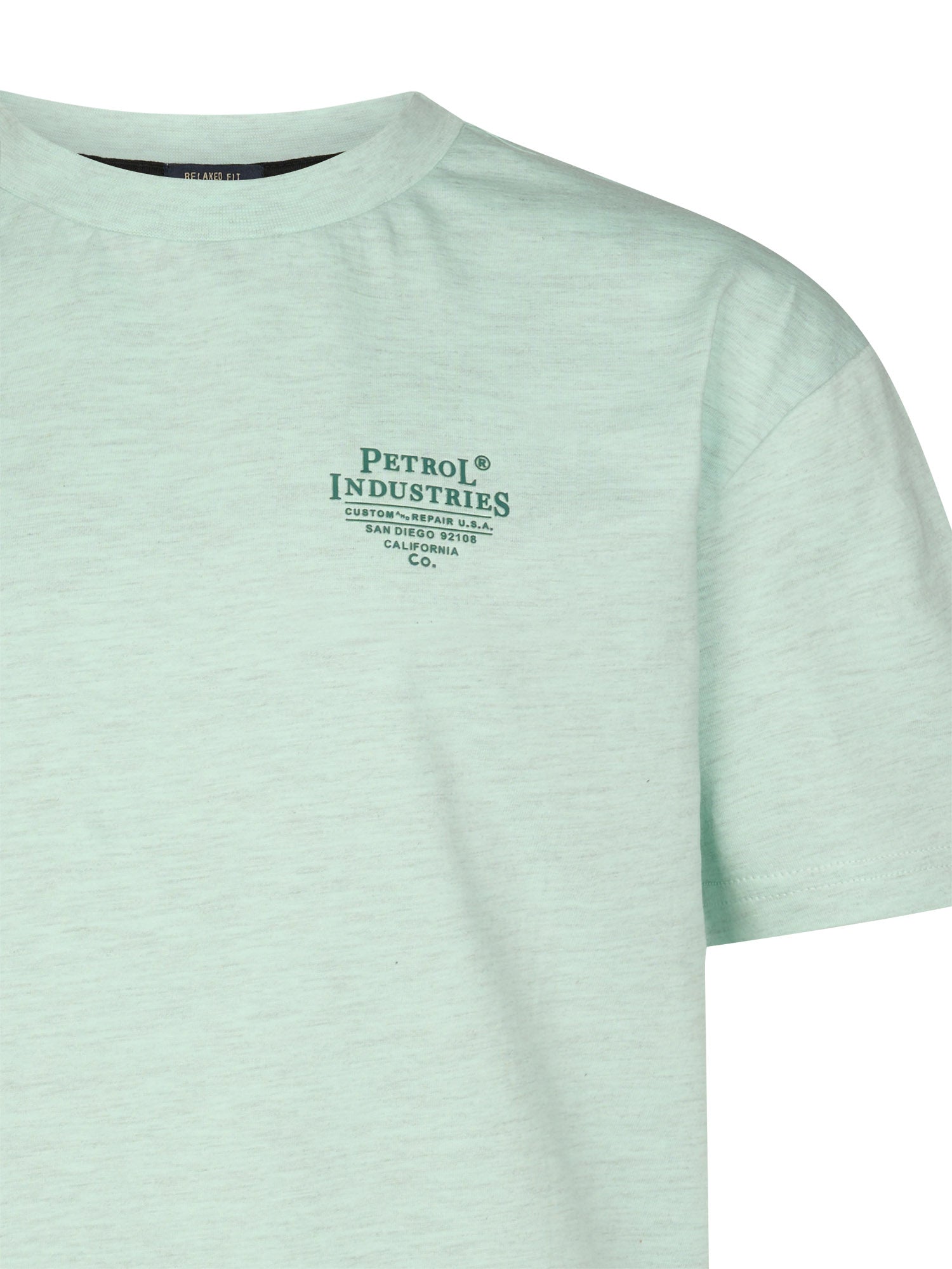 Petrol Industries Boys T-Shirt Short Sleeve Classic Print Relaxed Fit Cool Mint