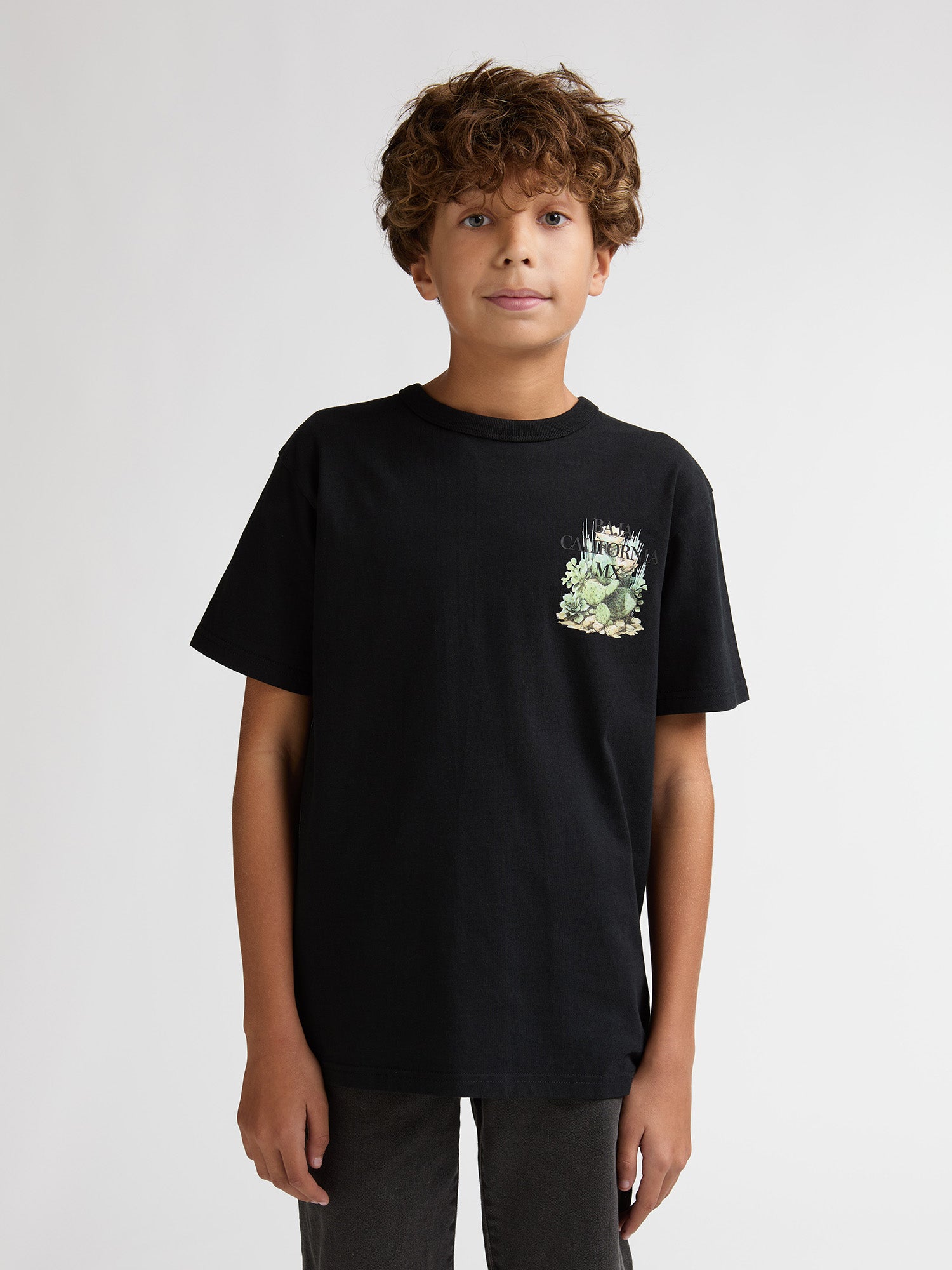 Petrol Industries Boys T-Shirt Short Sleeve Classic Print Relaxed Fit Black