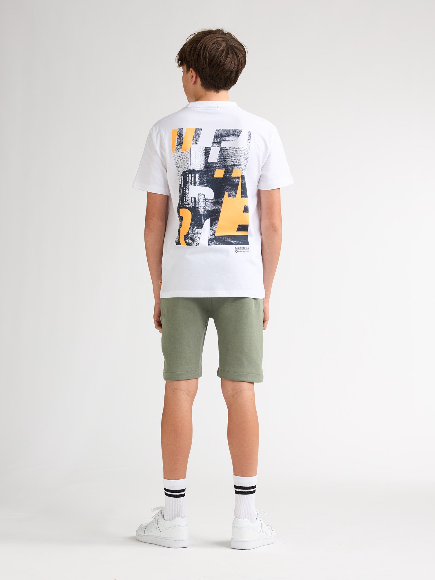 Petrol Industries Boys T-Shirt Short Sleeve Photo Print Relaxed Fit Bright White