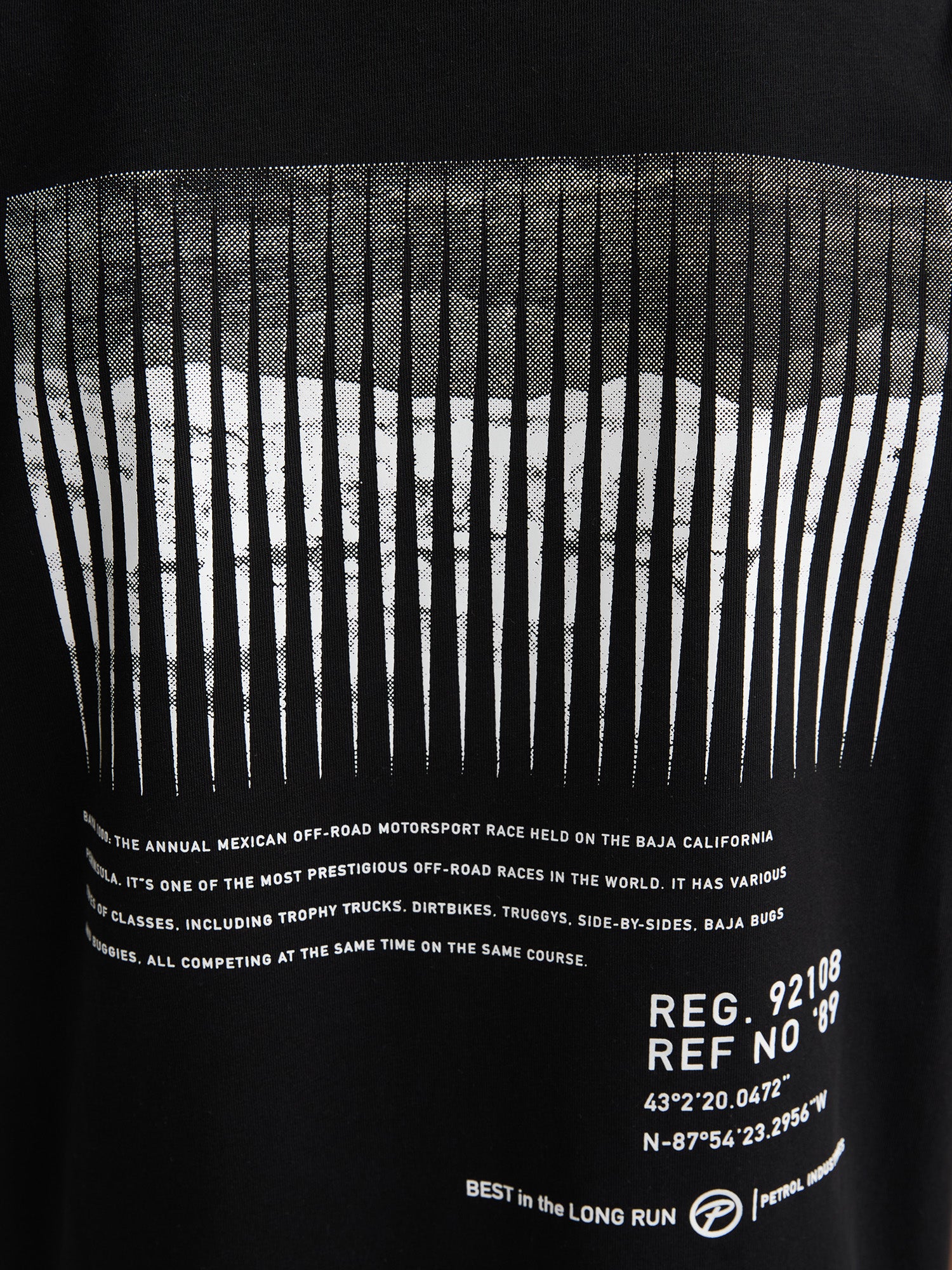 Petrol Industries Boys T-Shirt Short Sleeve Classic Print Relaxed Fit Black
