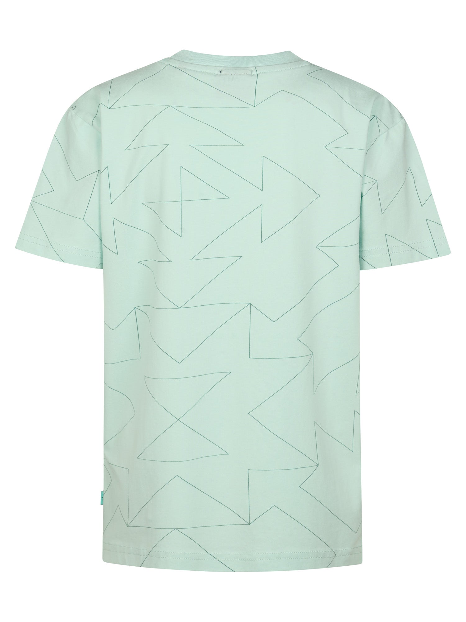 Petrol Industries Boys T-Shirt Short Sleeve All-Over Print Relaxed Fit Cool Mint