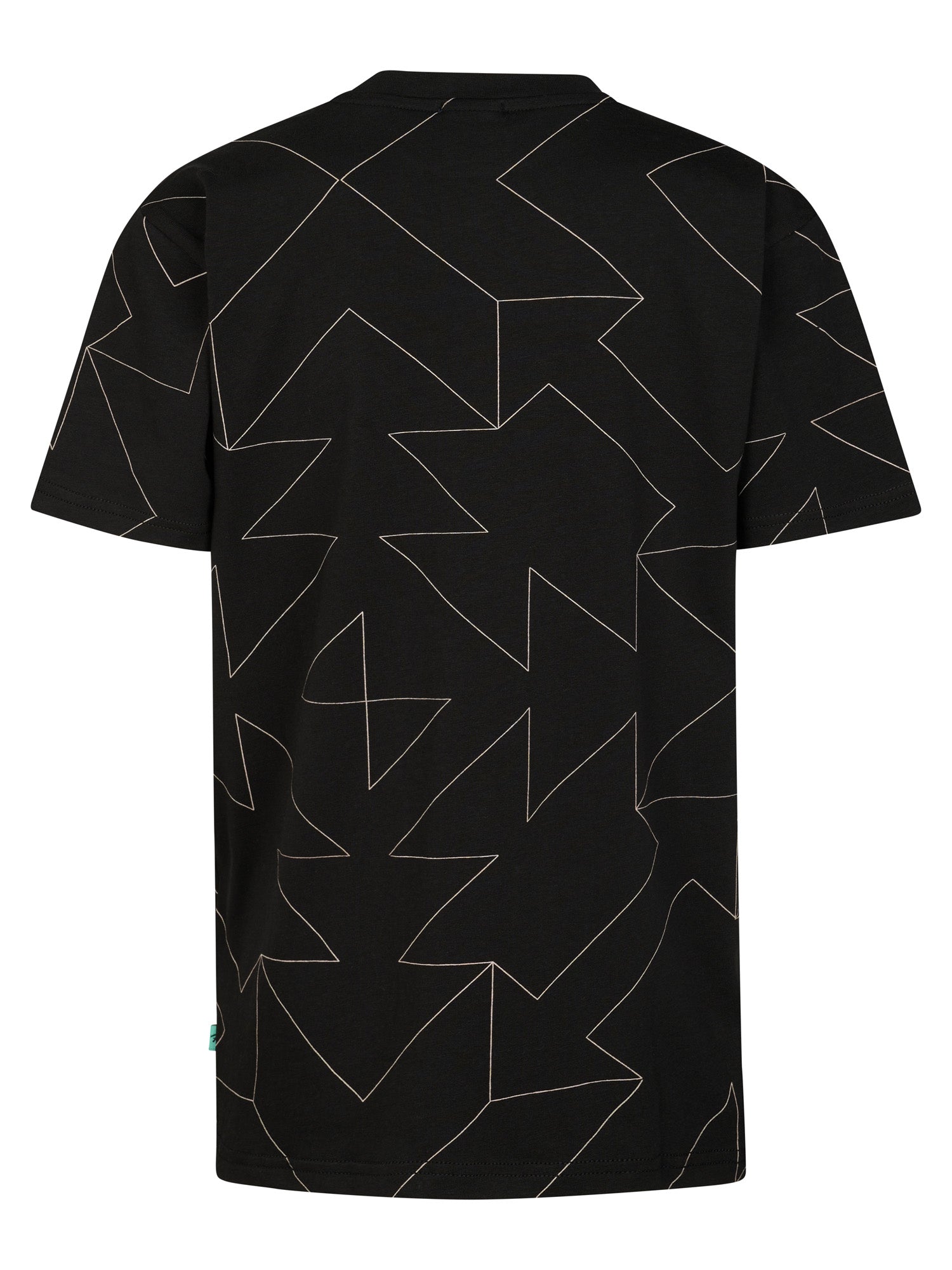 Petrol Industries Boys T-Shirt Short Sleeve All-Over Print Relaxed Fit Black