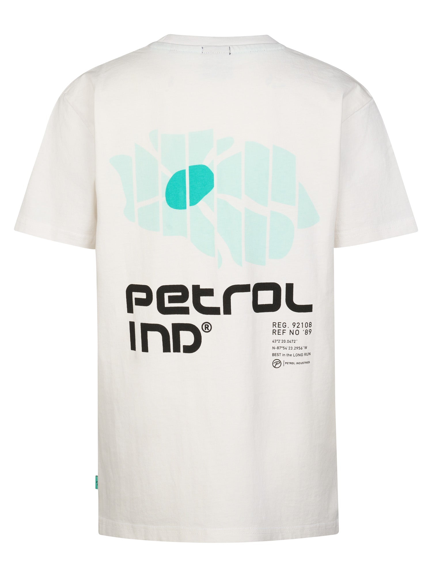 Petrol Industries Boys T-Shirt Short Sleeve Classic Print Relaxed Fit Bright White