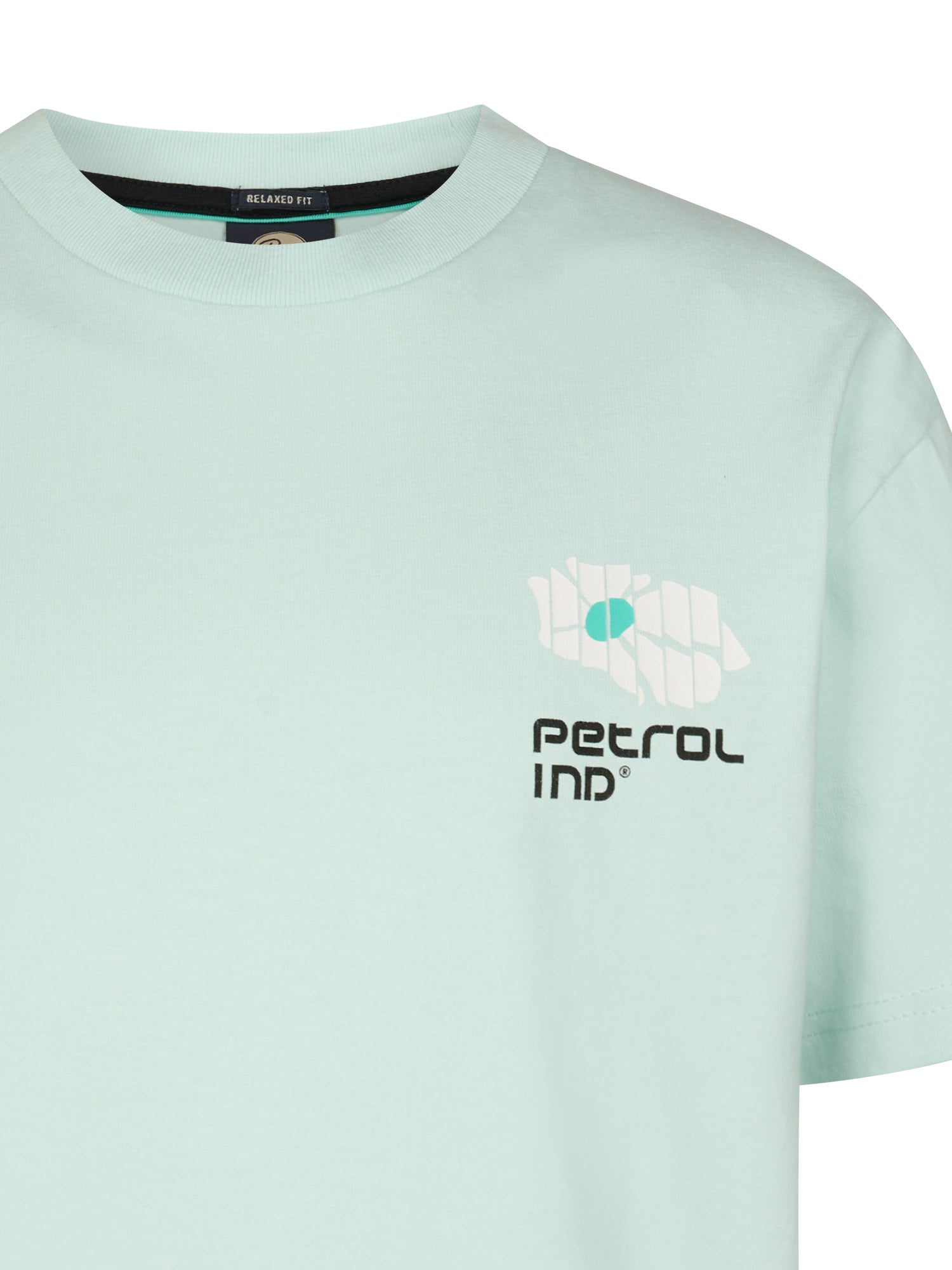 Petrol Industries Boys T-Shirt Short Sleeve Classic Print Relaxed Fit Cool Mint