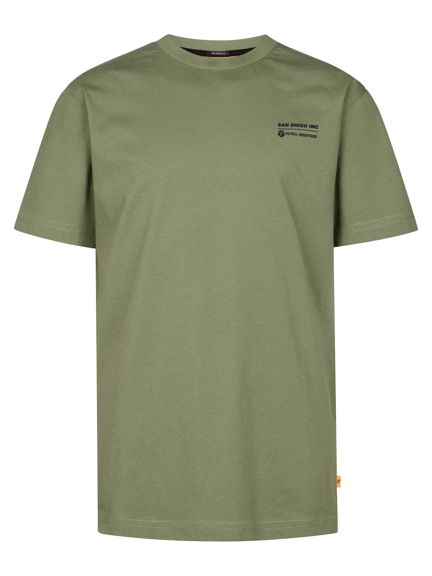Petrol Industries Boys T-Shirt Short Sleeve Classic Print Relaxed Fit Sage