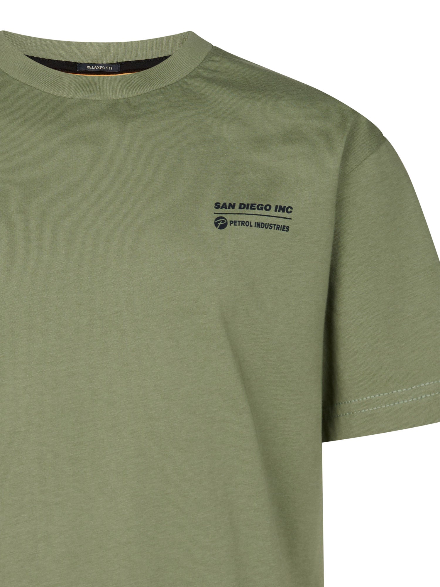 Petrol Industries Boys T-Shirt Short Sleeve Classic Print Relaxed Fit Sage