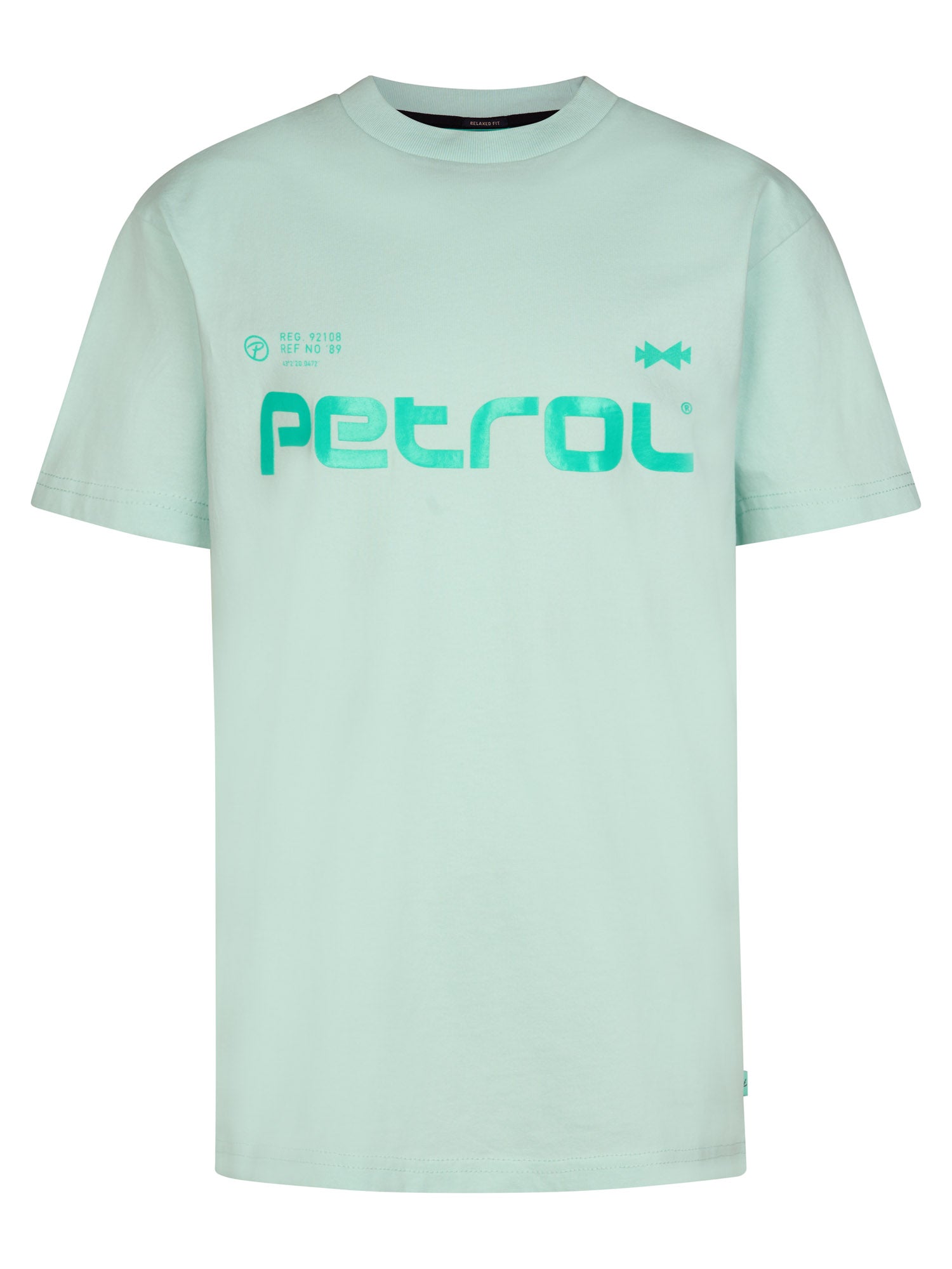 Petrol Industries Boys T-Shirt Short Sleeve Classic Print Relaxed Fit Cool Mint