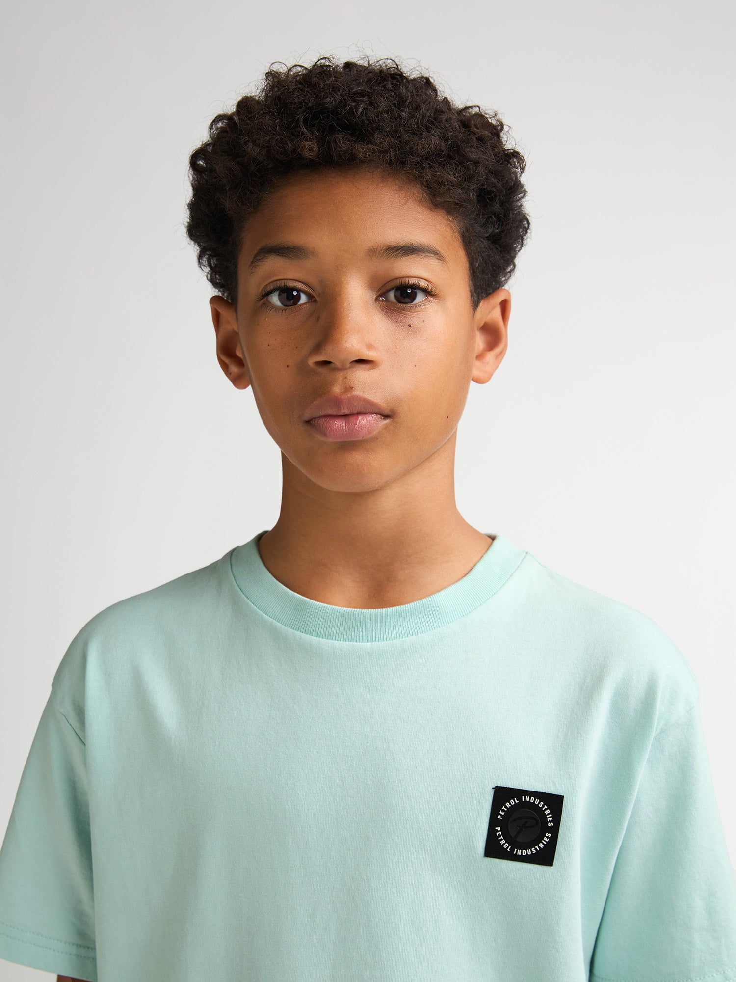 Petrol Industries Boys T-Shirt Short Sleeve Classic Print Relaxed Fit Cool Mint