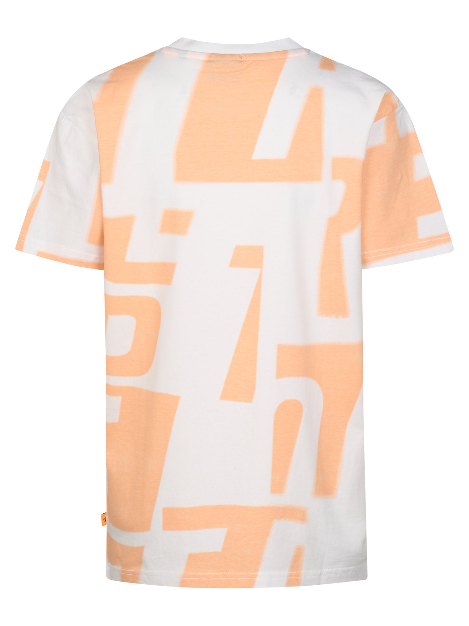 Petrol Industries Boys T-Shirt Short Sleeve All-Over Print Relaxed Fit Bright White