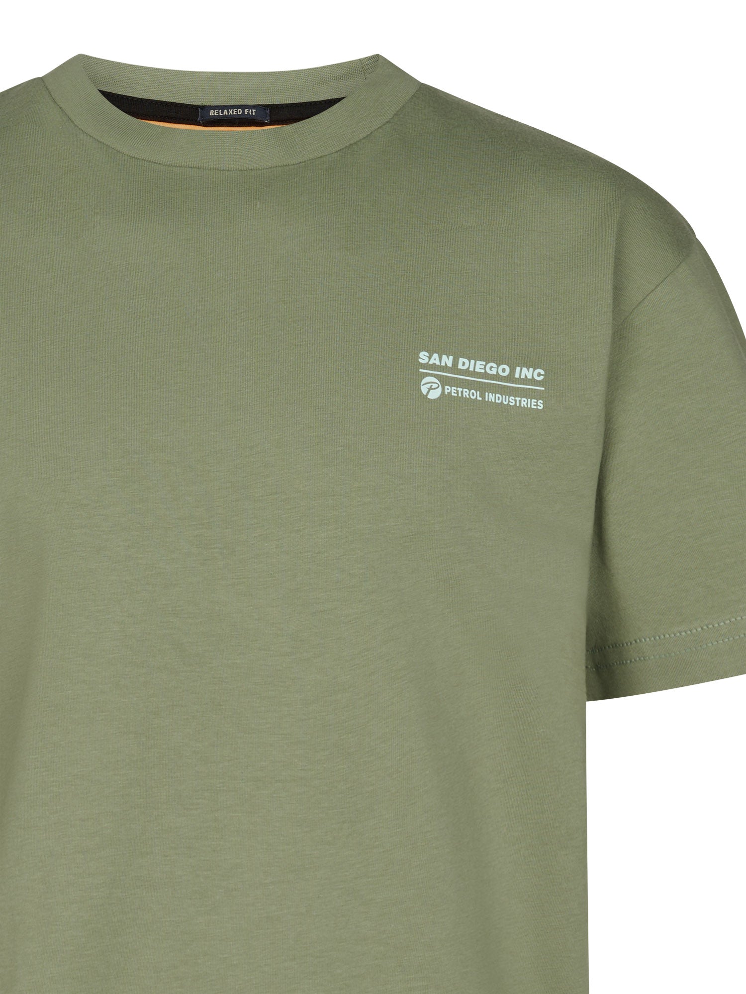 Petrol Industries Boys T-Shirt Short Sleeve Classic Print Relaxed Fit Sage