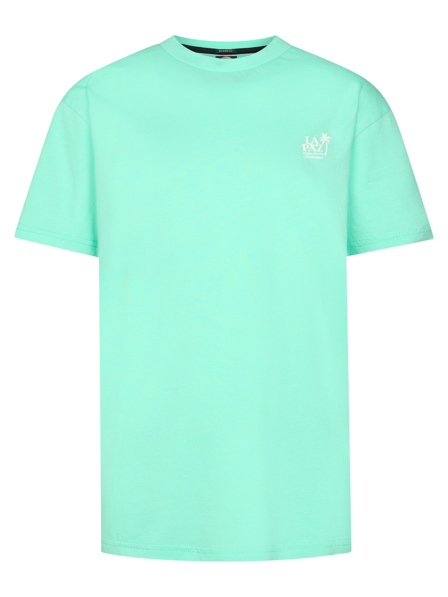Petrol Industries Boys T-Shirt Short Sleeve Relaxed Fit Green Aqua