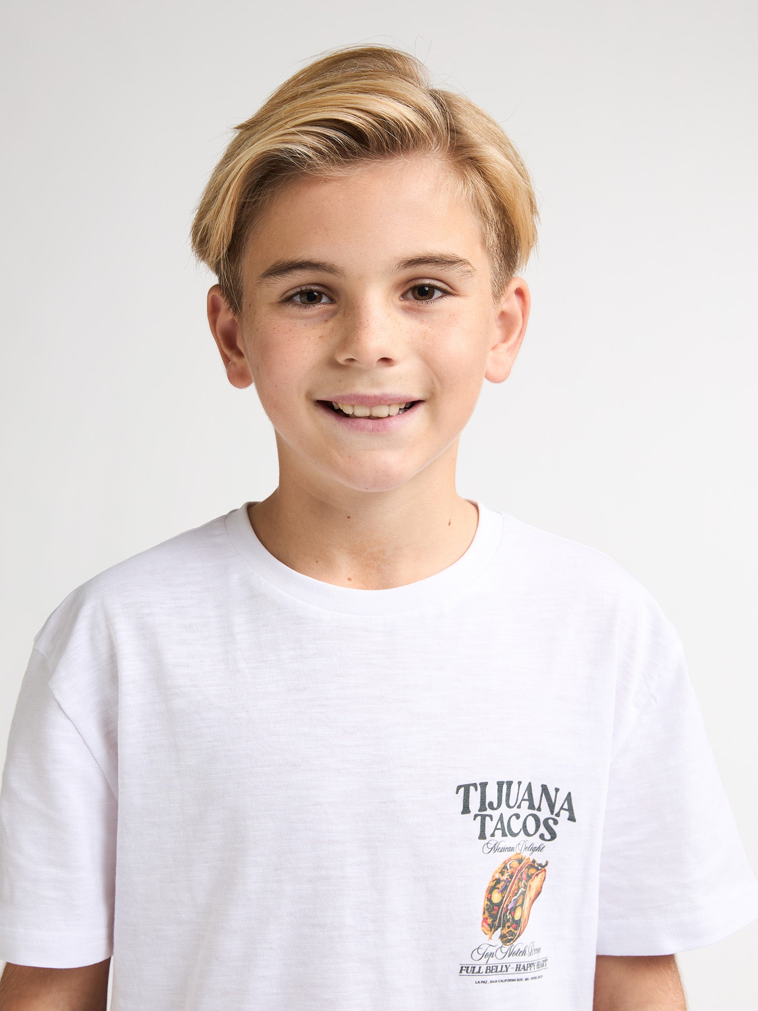 Petrol Industries Boys T-Shirt Short Sleeve Classic Print Relaxed Fit Bright White