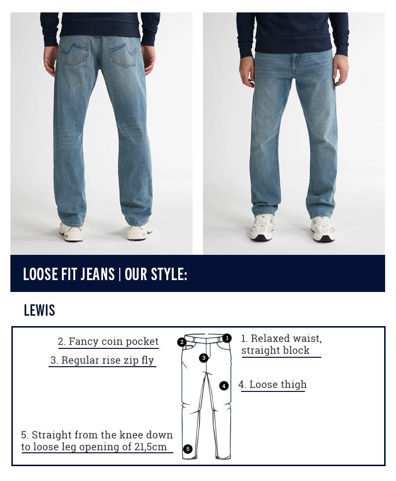 Loose fit jeans
