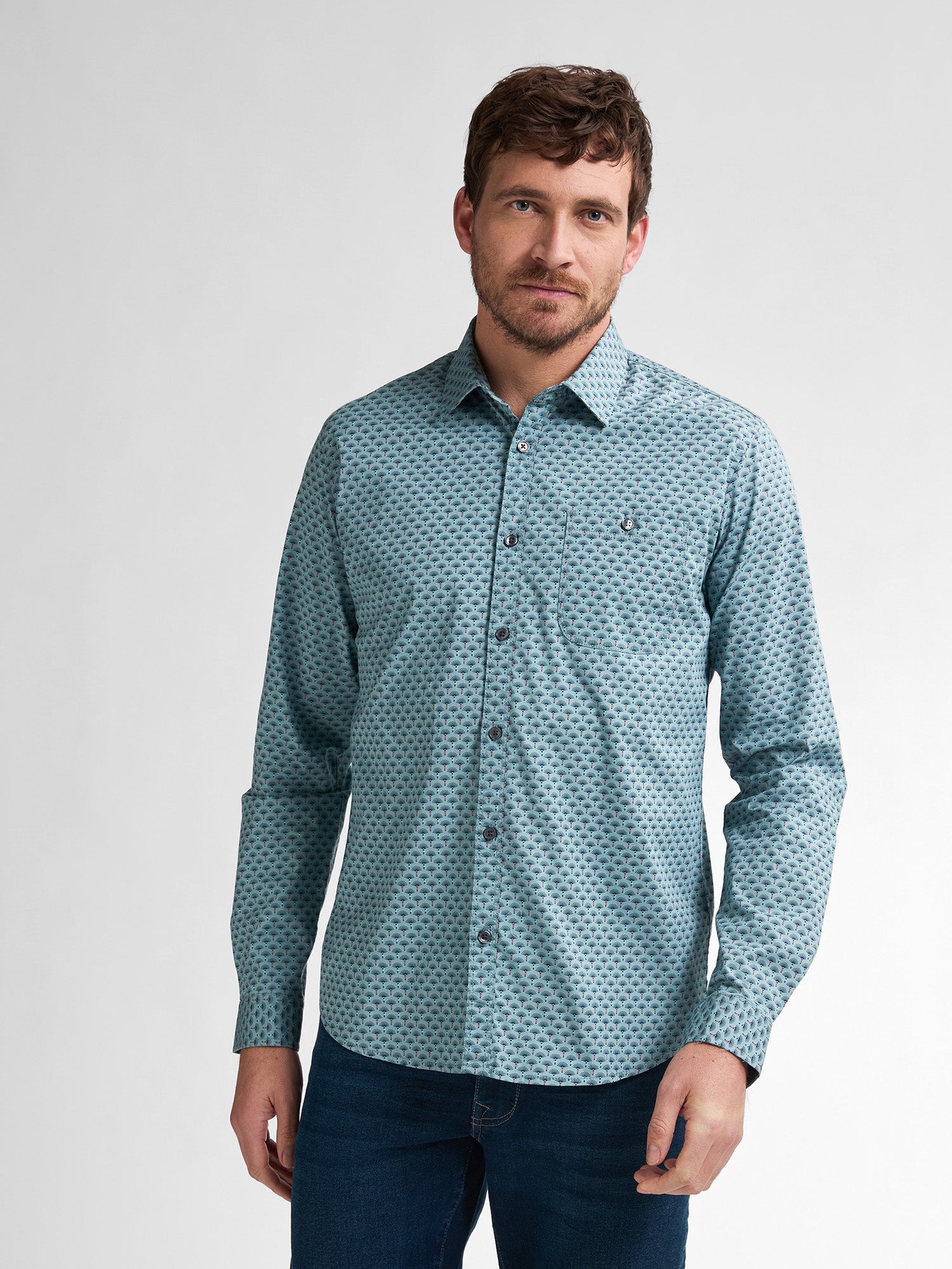 All-over Print Shirt Seacrestview Official Petrol Industries - Technical View
