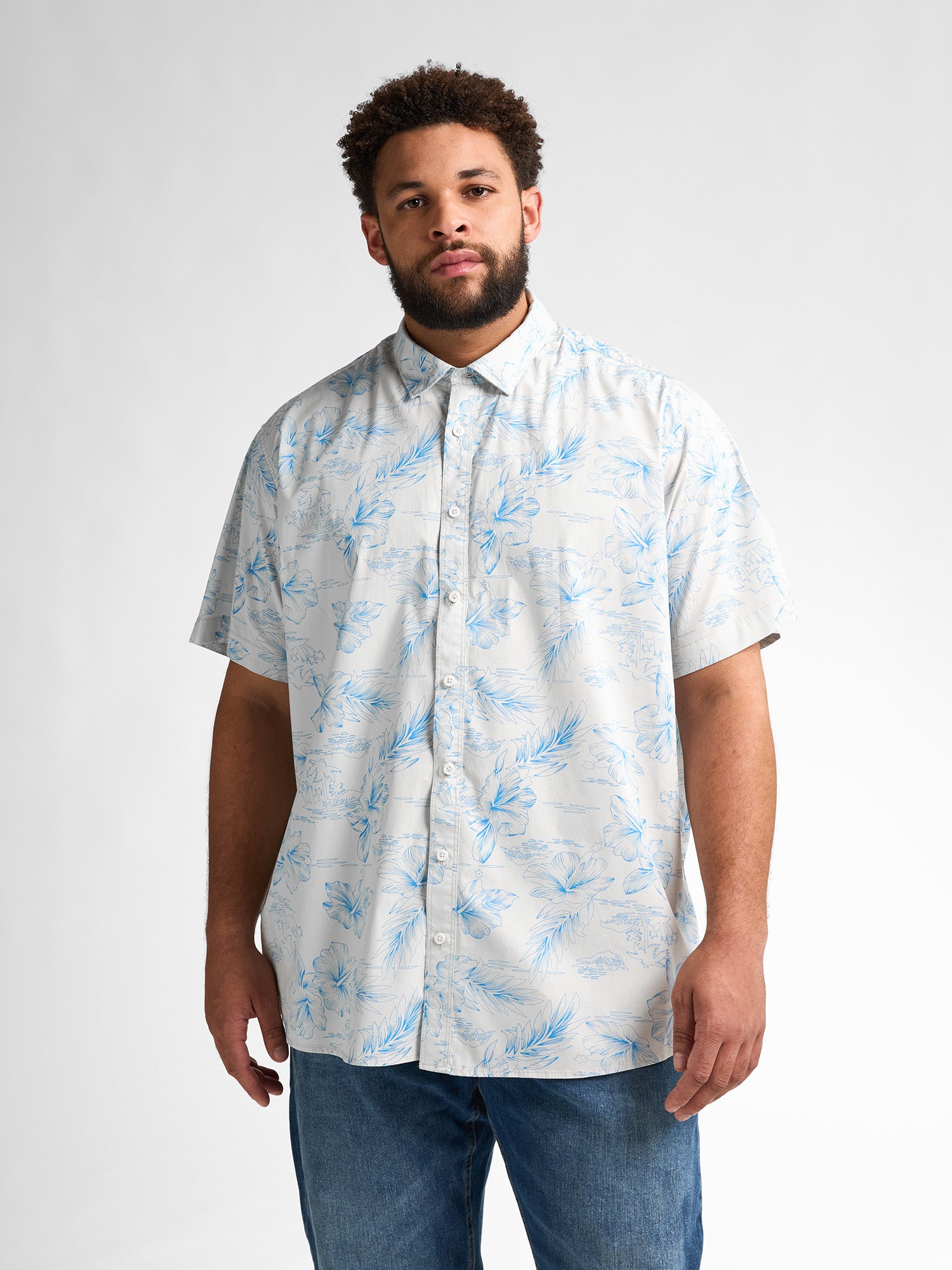 Chemise en Imprimé Intégral Plus Size Mariner Boutique en ligne