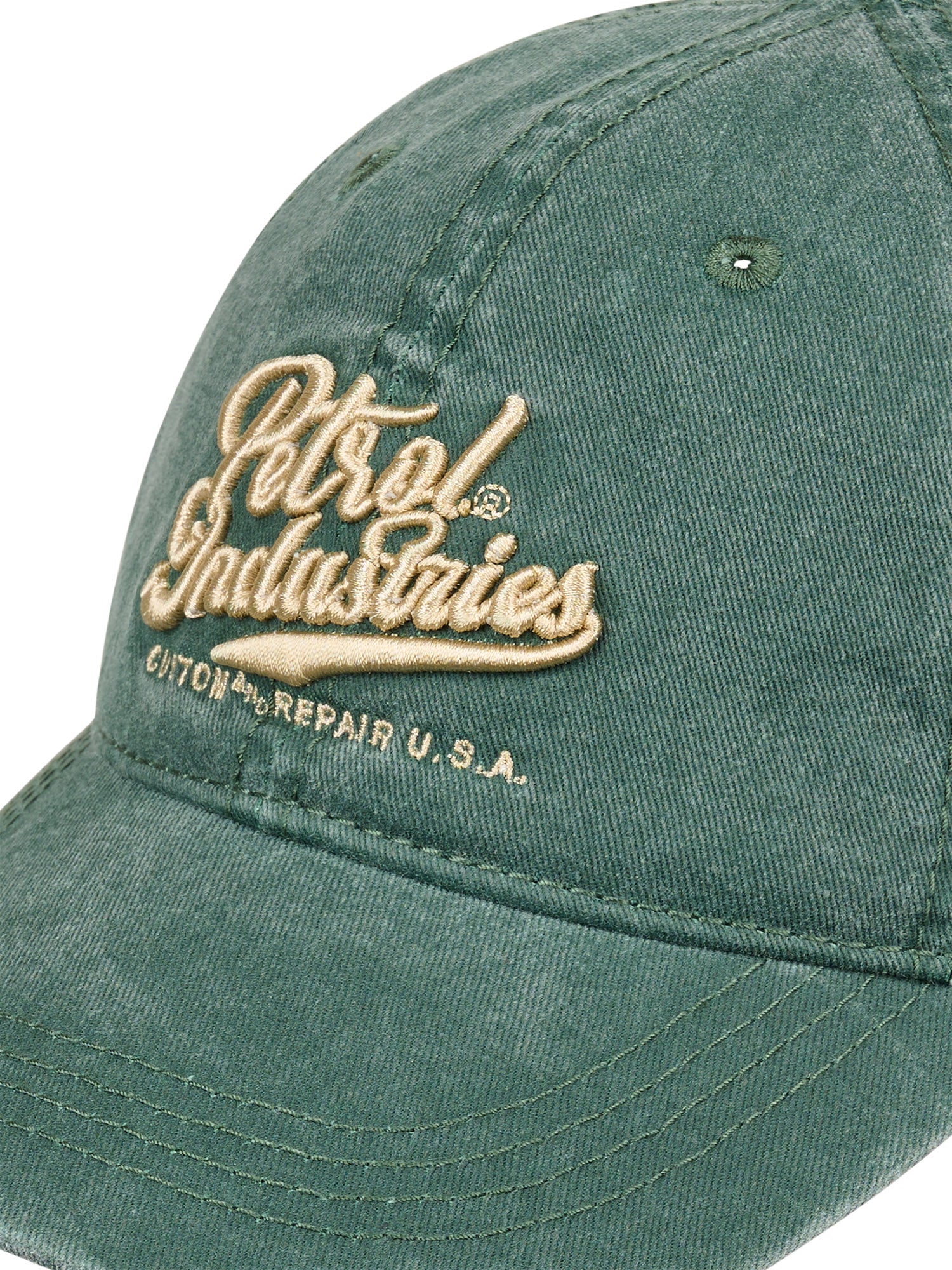 Petrol Industries Men Accessories Cap Baseball Fit Oil Green