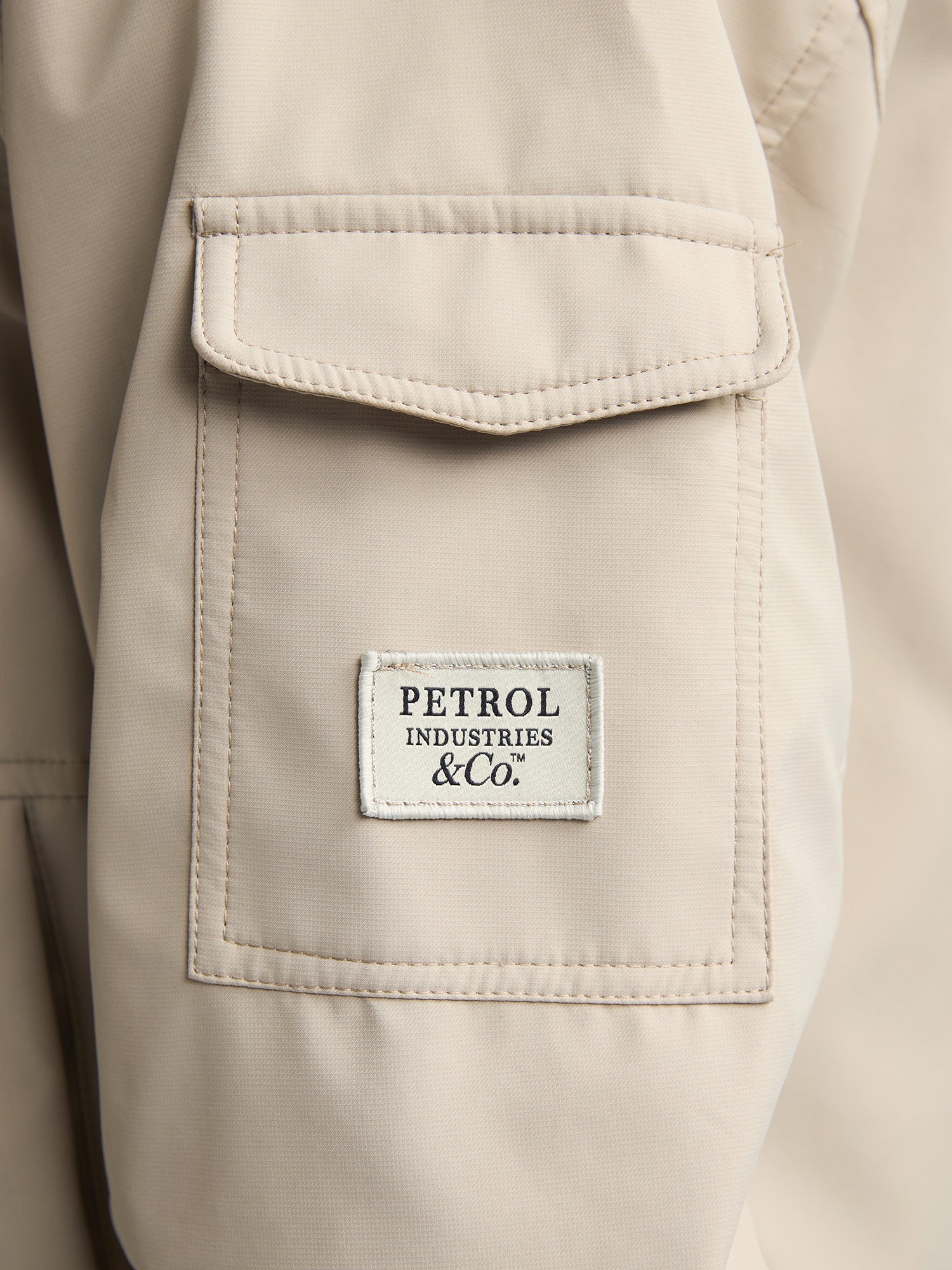 Petrol Industries Men Jacket Bomber Regular Fit Light Tan
