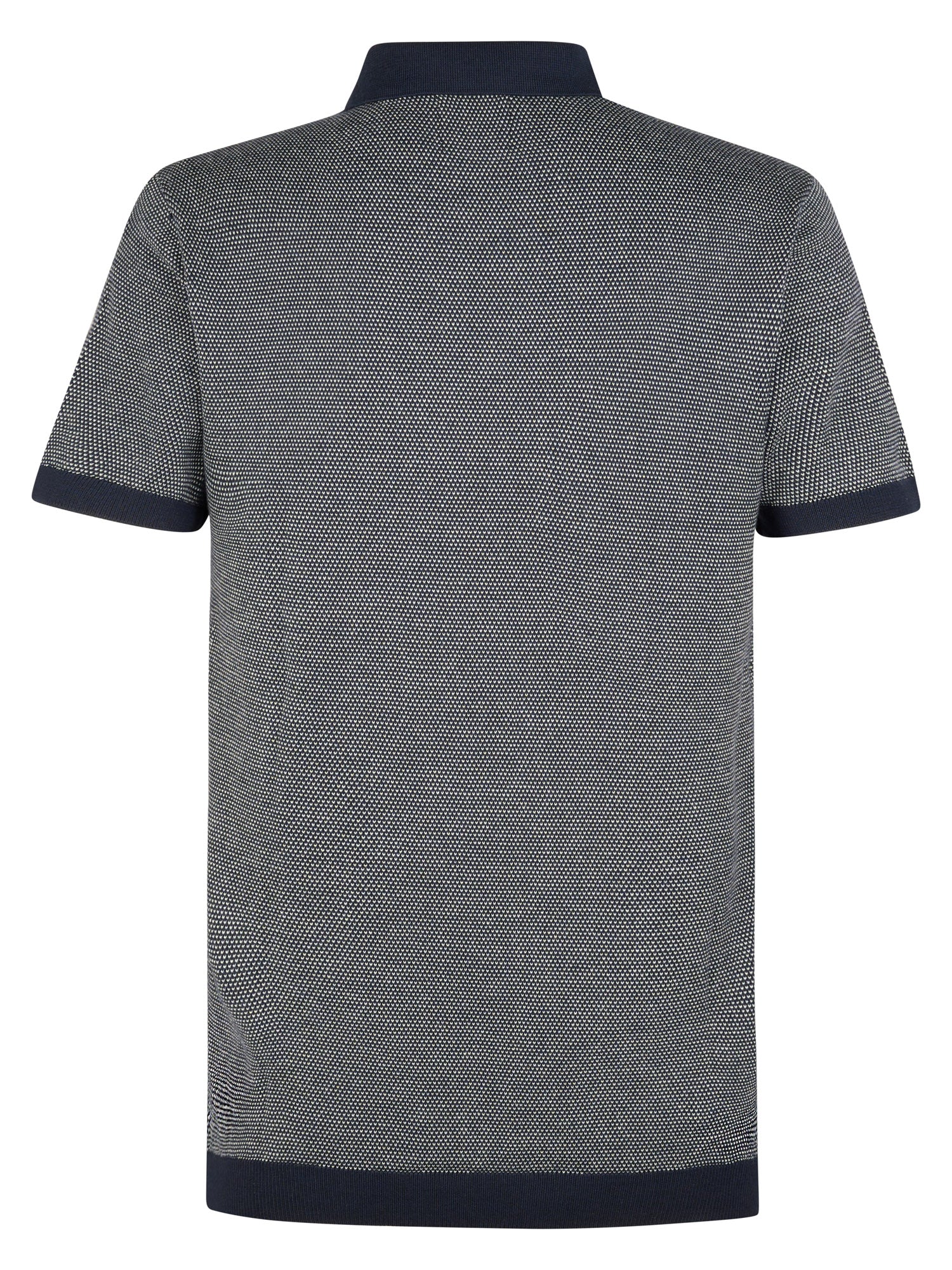 Petrol Industries Men Knitwear Polo Regular Fit Navy Blue
