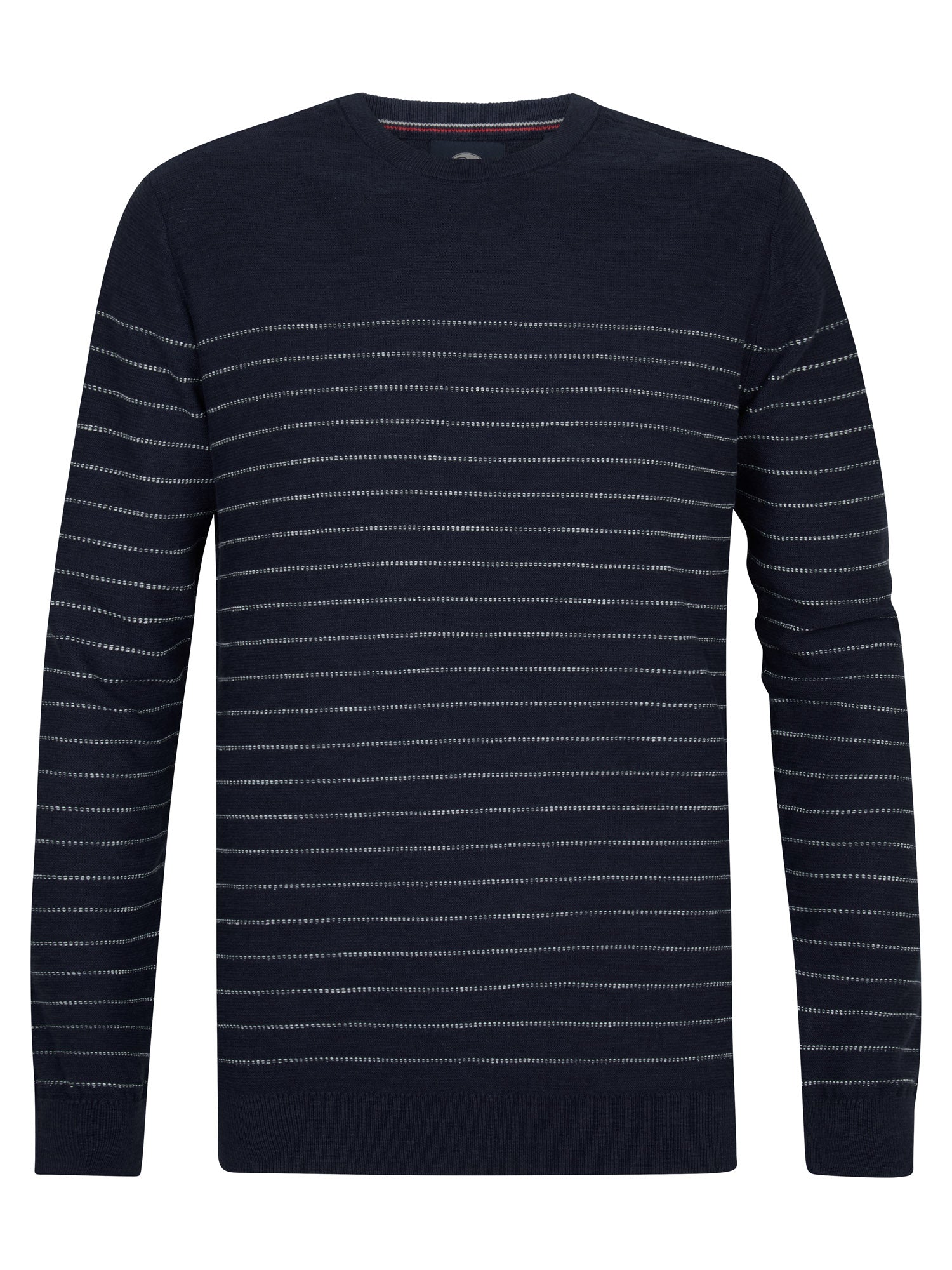 Petrol Industries Men Knitwear Round Neck Basic Regular Fit Navy Blue