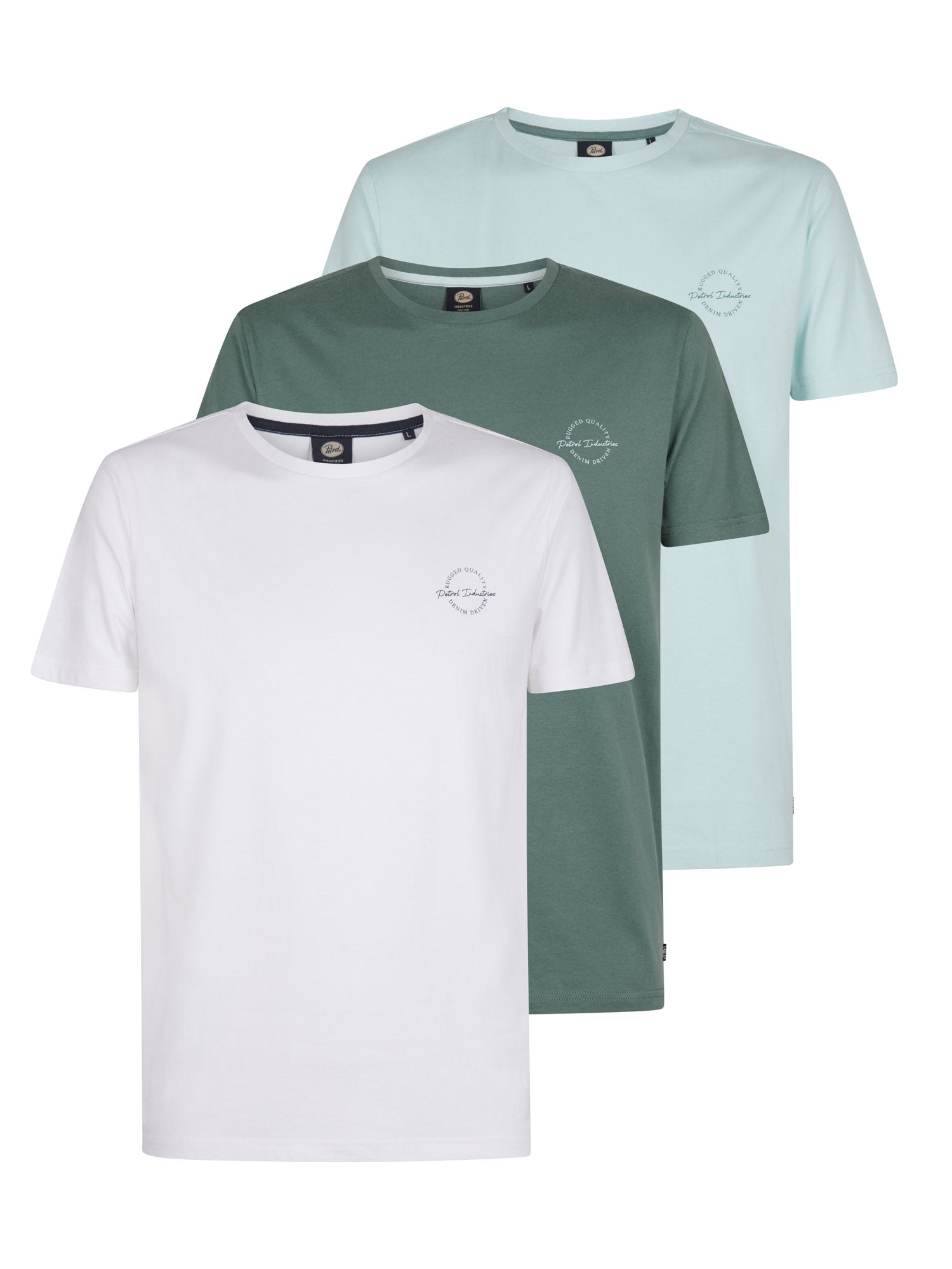 Petrol Industries Men T-Shirt Short Sleeve Regular Fit Diverse