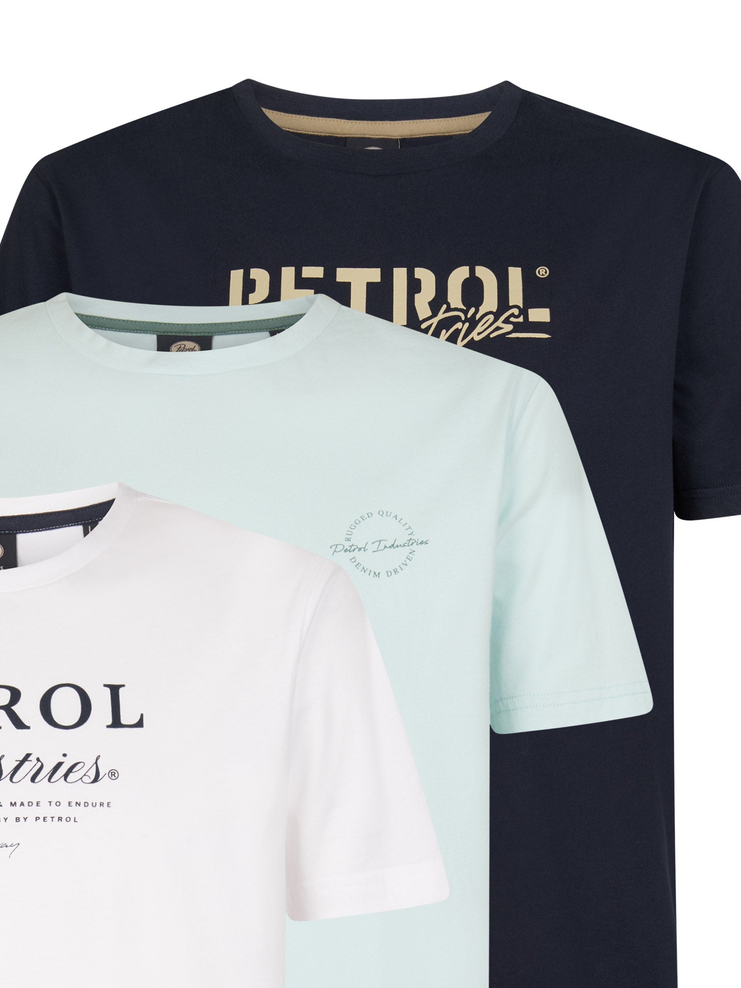 Petrol Industries Men T-Shirt Short Sleeve Classic Print Regular Fit Diverse
