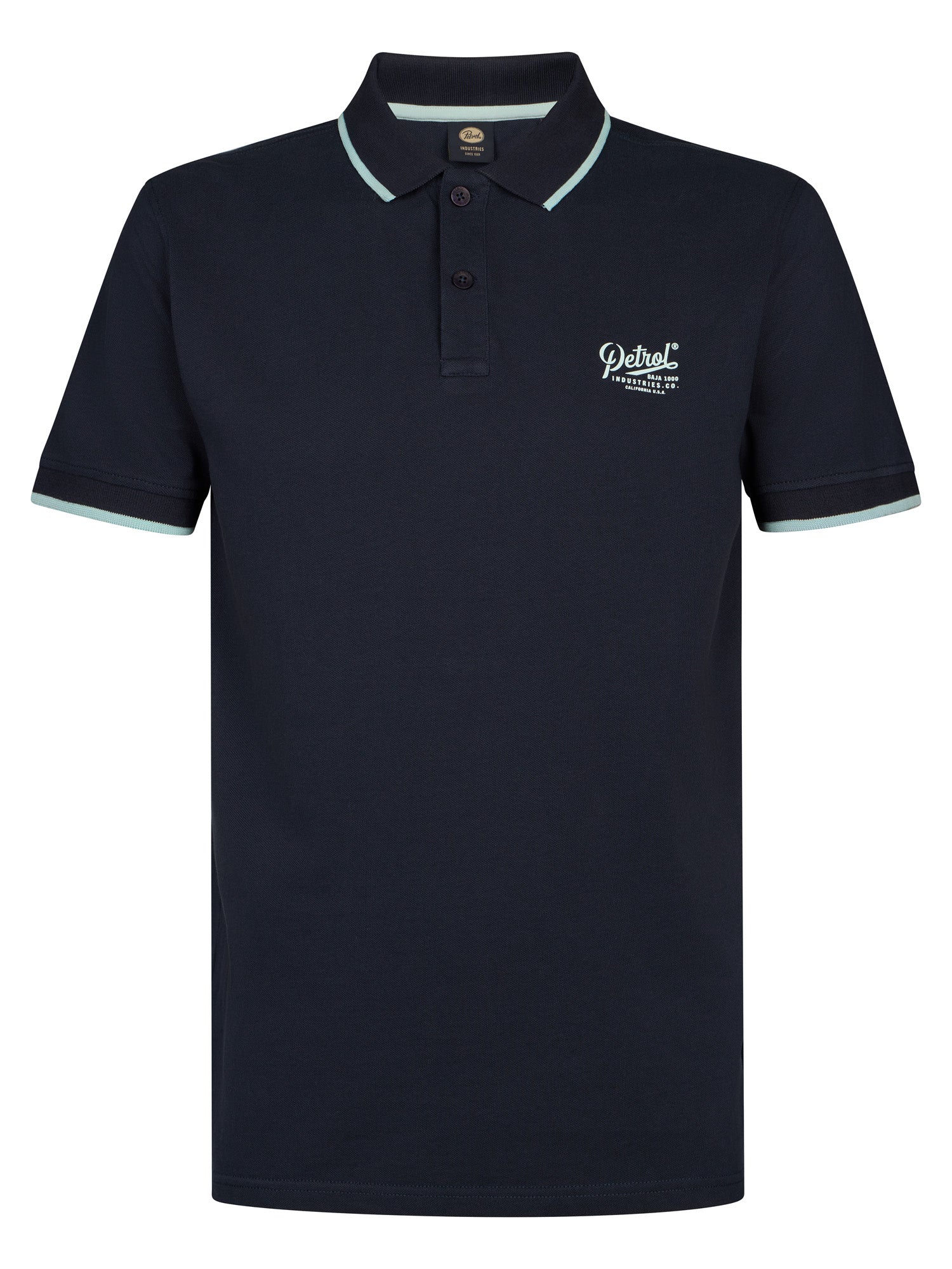 Petrol Industries Men Polo Short Sleeve Regular Fit Navy Blue