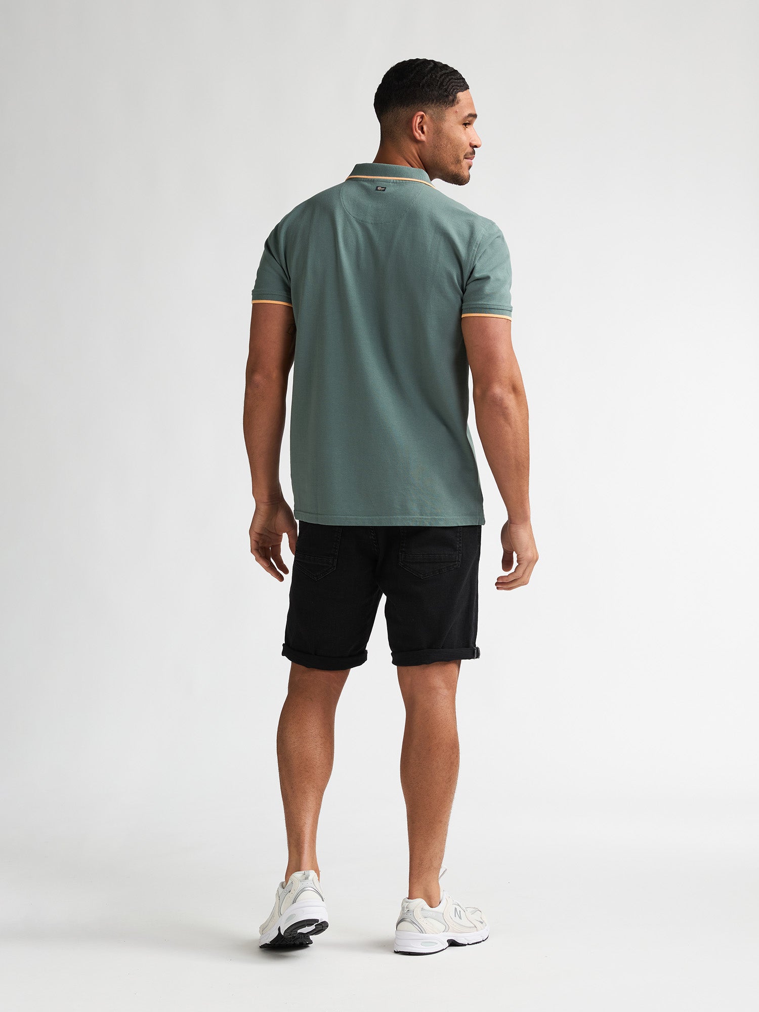 Petrol Industries Men Polo Short Sleeve Regular Fit Oil Green