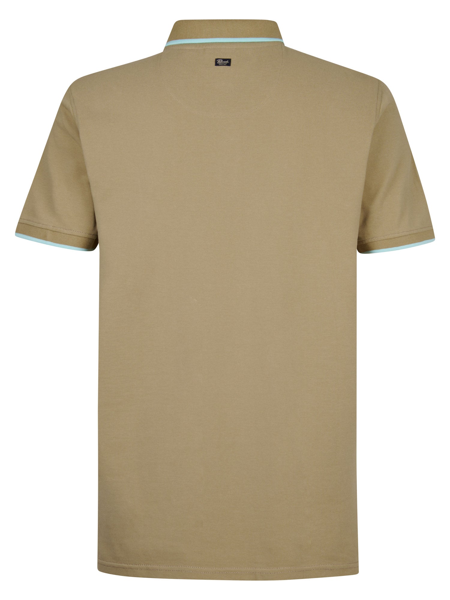 Petrol Industries Men Polo Short Sleeve Regular Fit Light Tan