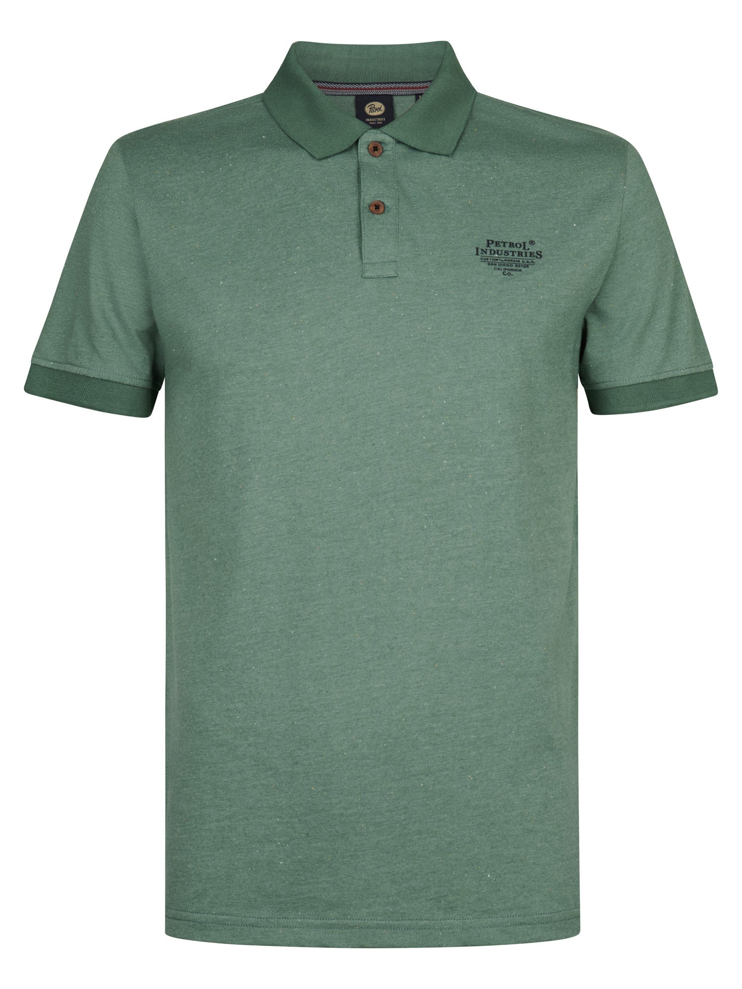 Petrol Industries Men Polo Short Sleeve Regular Fit Oil Green